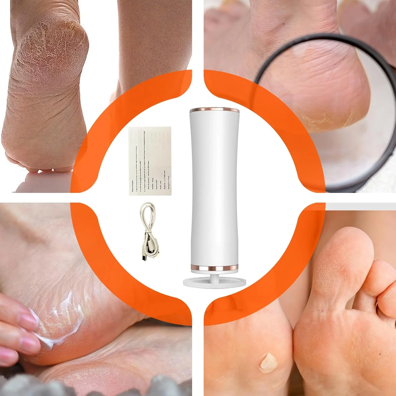 دستگاه الکتریکی از بین برنده پینه پا - اسکرابر دستی پوست مرده پا، دستگاه حرفه ای پدیکور شارژی مناسب برای همسر، دوست پسر، خانم ها، والدین، مادر، زن، پدر دستگاه الکتریکی از بین برنده پینه پا - اسکرابر دستی پوست مرده پا، دستگاه حرفه ای پدیکور شارژی مناسب برای همسر، دوست پسر، خانم ها، والدین، مادر، زن، پدر