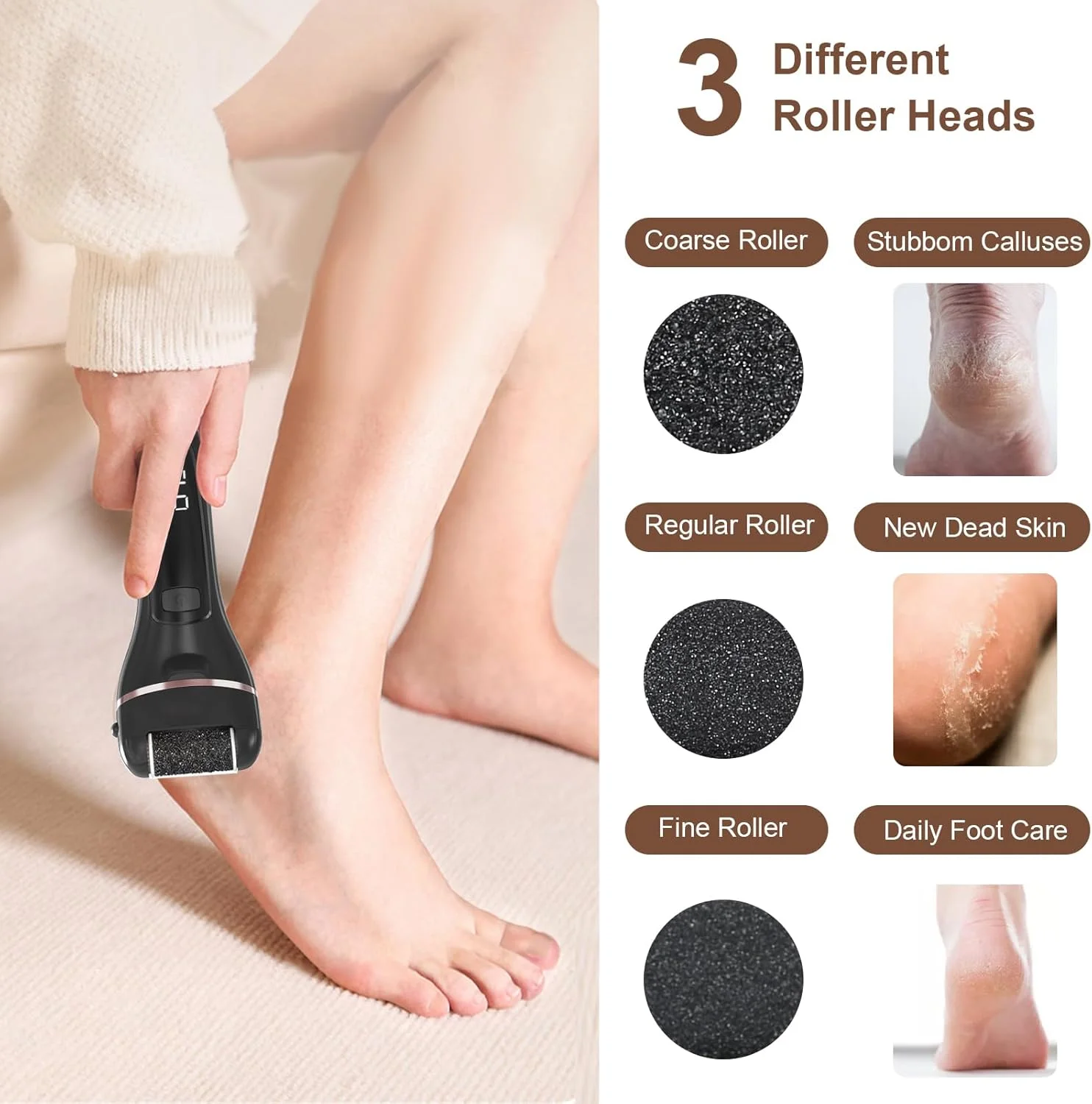 ست از بین برنده پینه پا برقی، آسیاب کننده با نمایشگر دیجیتال، ابزار پدیکور استیل ضد زنگ، کیت مراقبت قابل حمل، سوهان از بین برنده پوست مرده با 2 سرعت ست از بین برنده پینه پا برقی، آسیاب کننده با نمایشگر دیجیتال، ابزار پدیکور استیل ضد زنگ، کیت مراقبت قابل حمل، سوهان از بین برنده پوست مرده با 2 سرعت