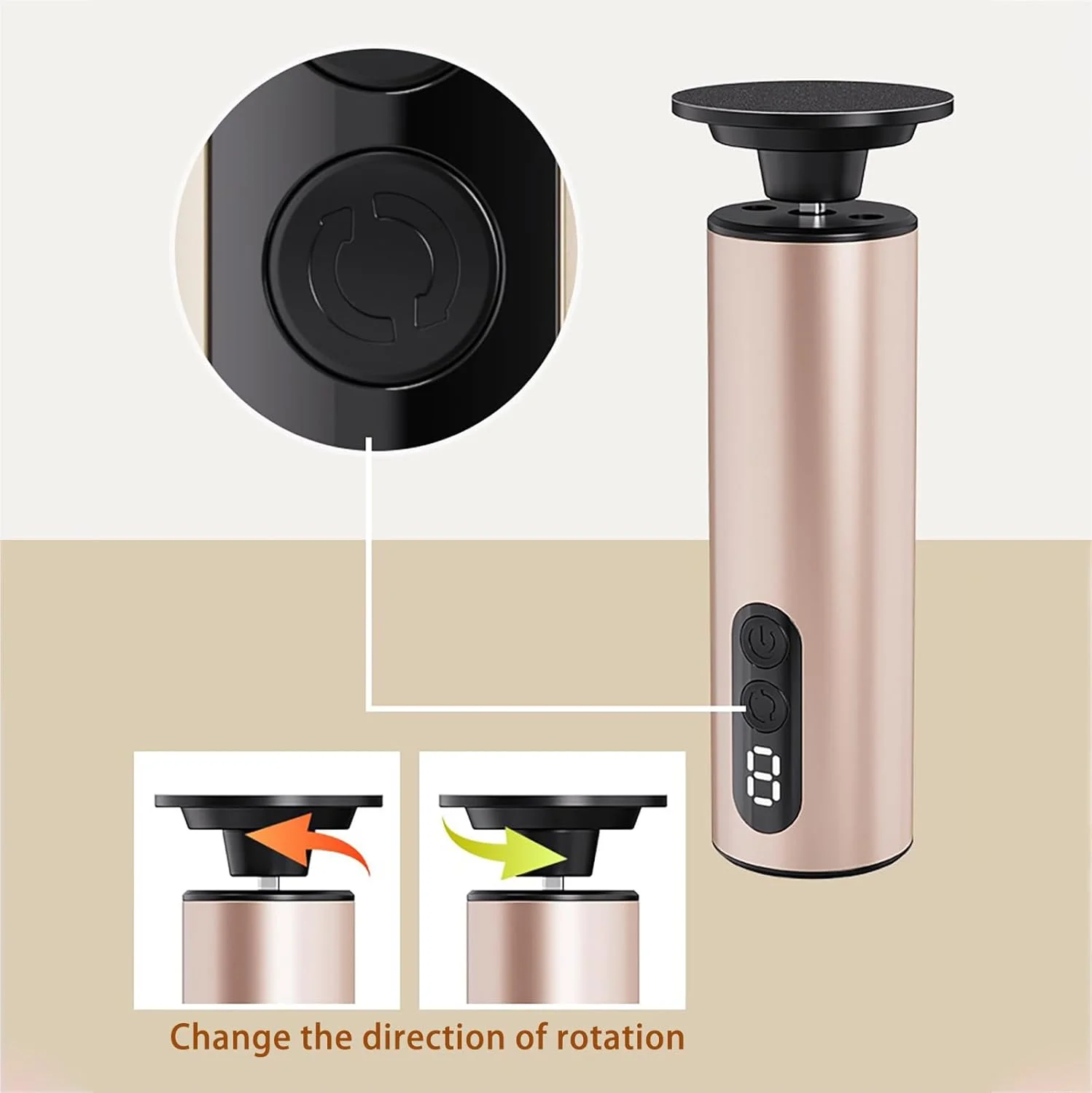 Callus Remover for Feet Electric Foot File Rechargeable Portable Pedicure Tools Dead Skin Remover Feet Care for Dead Hard Cracked Dry Skin