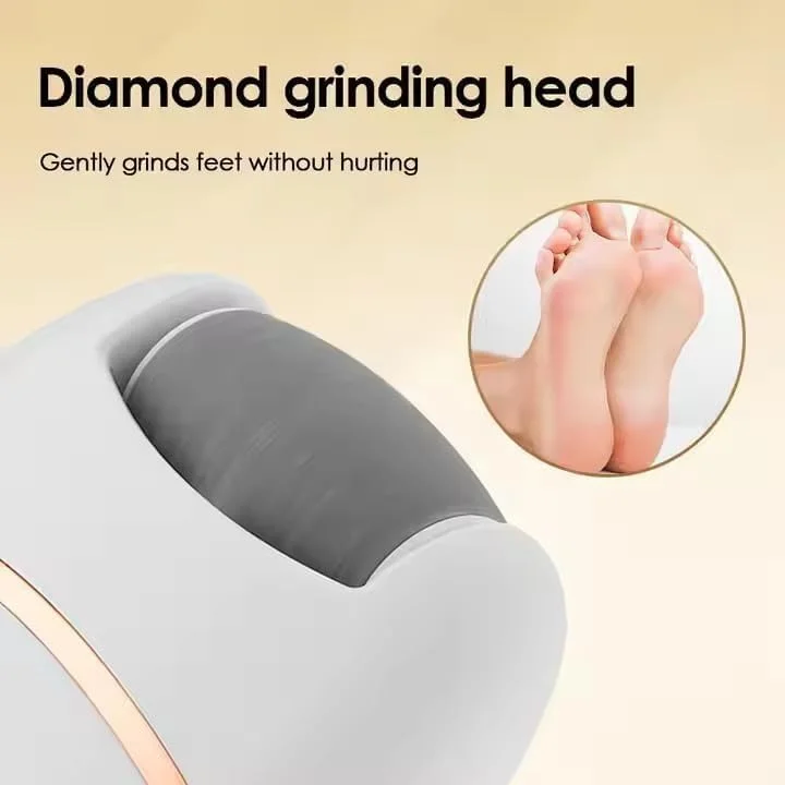 Electric Callus Remover, Rechargeable Foot Scrubber for Dead Skin & Cracked Heels, Pedicure Device with 2 Roller Heads, 2 Speeds & Waterproof Design for Smooth, Soft Feet (White Pedicure Tool) Electric Callus Remover, Rechargeable Foot Scrubber for Dead Skin & Cracked Heels, Pedicure Device with 2 Roller Heads, 2 Speeds & Waterproof Design for Smooth, Soft Feet (White Pedicure Tool)