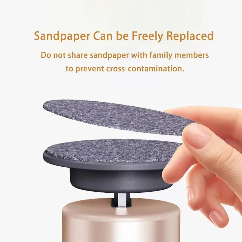 Callus Remover for Feet Electric Foot File Rechargeable Portable Pedicure Tools Dead Skin Remover Feet Care for Dead Hard Cracked Dry Skin