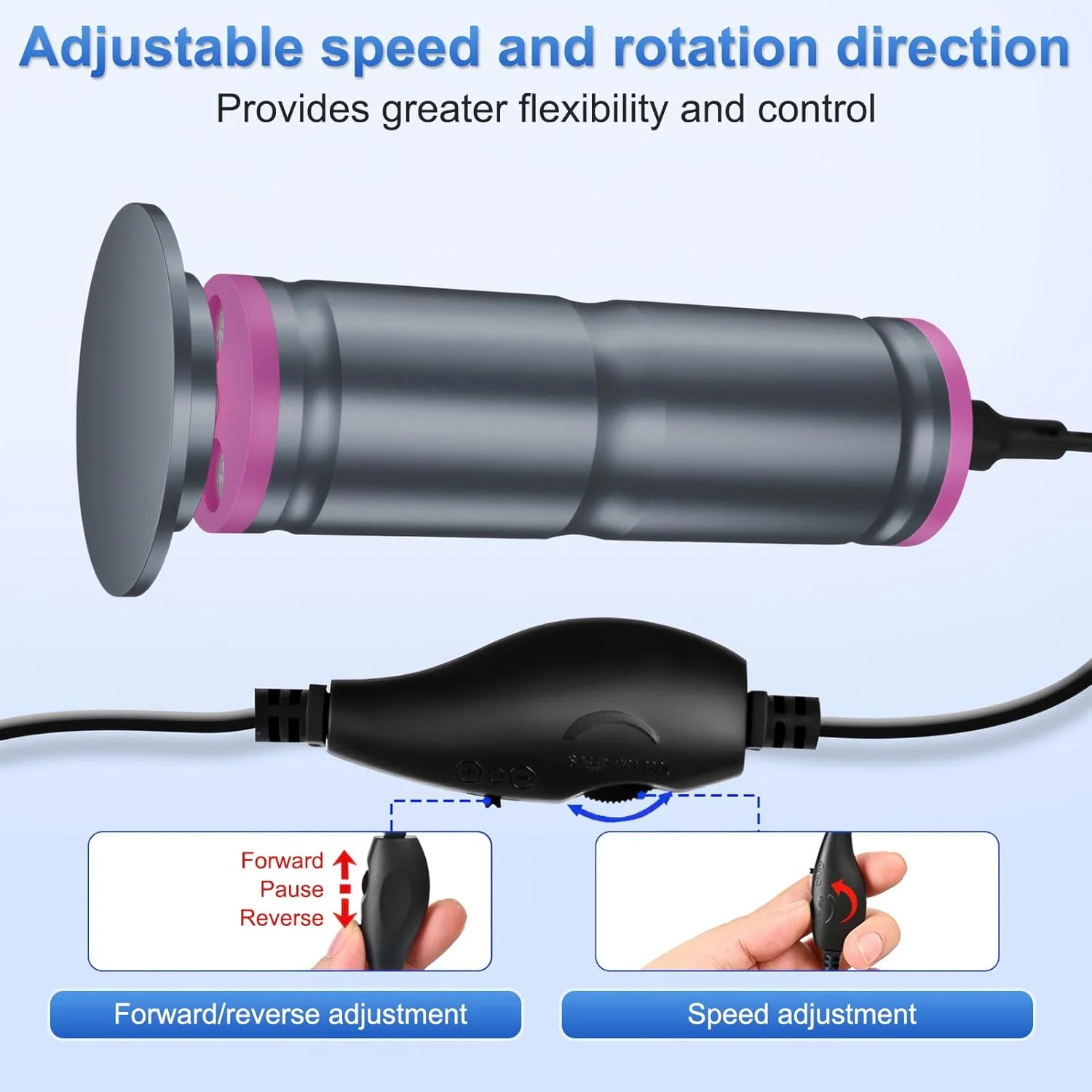 سوهان برقی پینه پا، پلنر پا، 850 دور در دقیقه، کنترل سرعت پیوسته، 30 عدد سری سمباده برقی، شامل تغییر جهت چرخش برای مراقبت حرفه ای از پا در خانه، خاکستری سوهان برقی پینه پا، پلنر پا، 850 دور در دقیقه، کنترل سرعت پیوسته، 30 عدد سری سمباده برقی، شامل تغییر جهت چرخش برای مراقبت حرفه ای از پا در خانه، خاکستری