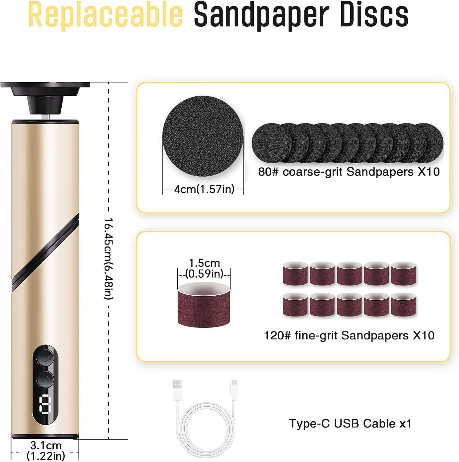 سوهان برقی پدیکور 2 در 1، از بین برنده پینه پا، سوهان برقی پا، ابزار پدیکور با 9 سرعت قابل تنظیم سوهان برقی پدیکور 2 در 1، از بین برنده پینه پا، سوهان برقی پا، ابزار پدیکور با 9 سرعت قابل تنظیم