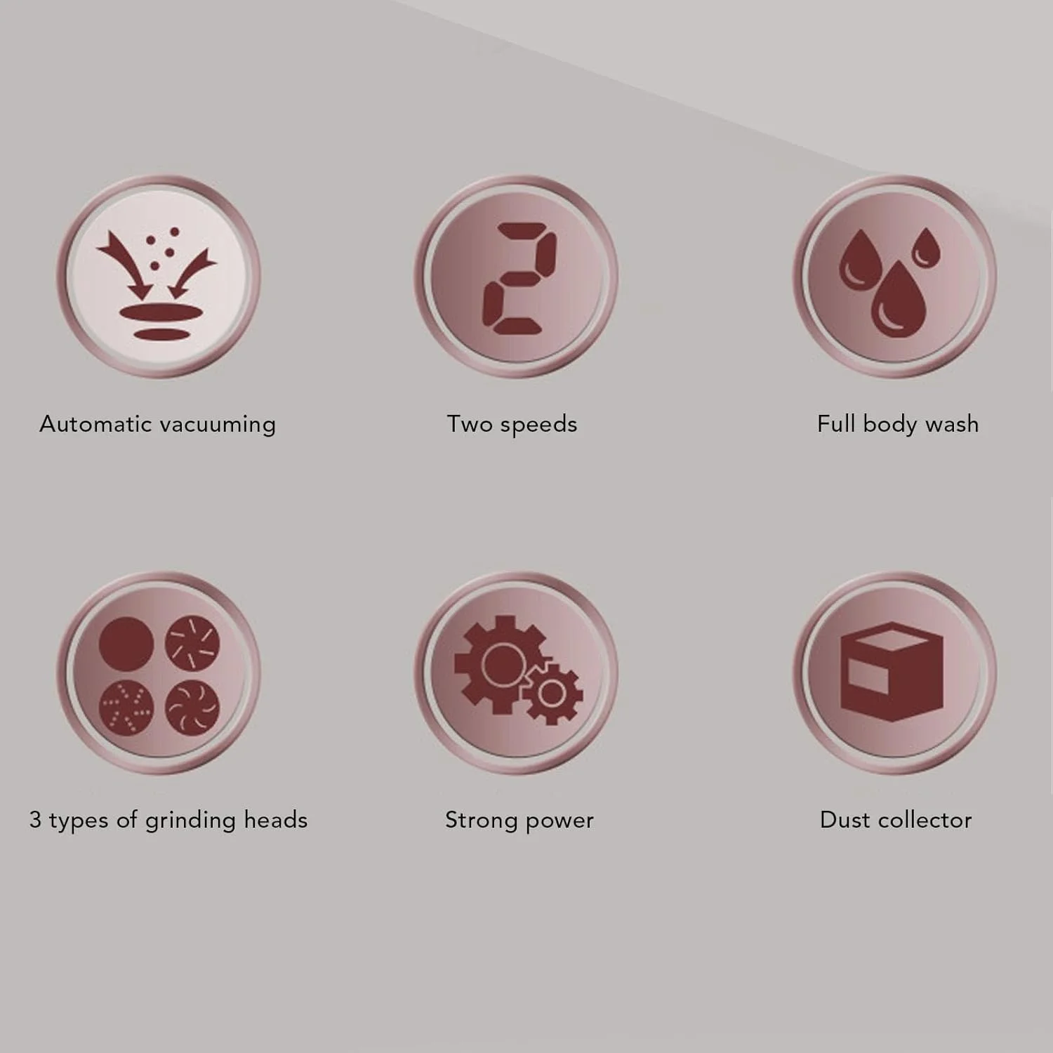 سوهان برقی پدیکور پا پانگناس با قابلیت مکش خودکار، دارای صفحه نمایش دیجیتال، ضد آب، 2 سرعت قابل تنظیم و 3 سری سمباده زبر و نرم (مشکی) سوهان برقی پدیکور پا پانگناس با قابلیت مکش خودکار، دارای صفحه نمایش دیجیتال، ضد آب، 2 سرعت قابل تنظیم و 3 سری سمباده زبر و نرم (مشکی)