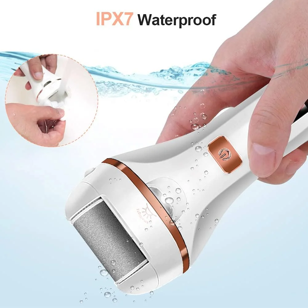 سوهان برقی پا DanByte، کیت ابزار پدیکور شارژی، از بین برنده پینه پا با 3 سری غلتکی، 2 سرعت، نمایشگر برای از بین بردن پاشنه های ترک خورده، پینه ها و پوست سخت سوهان برقی پا DanByte، کیت ابزار پدیکور شارژی، از بین برنده پینه پا با 3 سری غلتکی، 2 سرعت، نمایشگر برای از بین بردن پاشنه های ترک خورده، پینه ها و پوست سخت