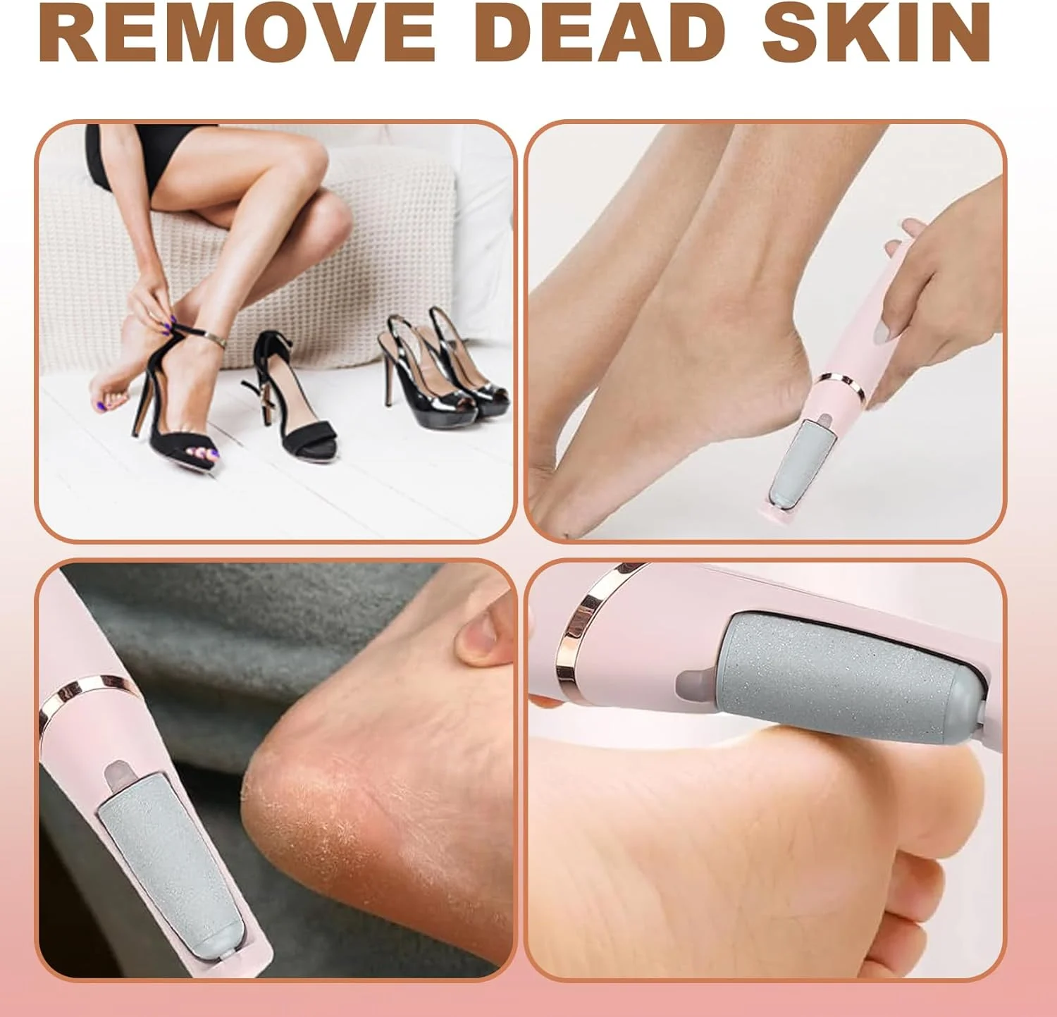 دستگاه پدیکور برقی DNXCDM، سوهان پدیکور شارژی برای از بین بردن پینه پا، بهترین ابزار مراقبت از پا