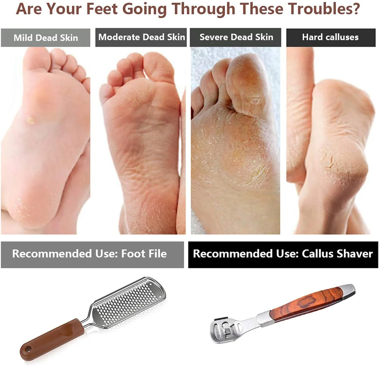 سوهان پدیکور DELFINO، رنده بزرگ پا و تراشنده پینه دسته چوبی (10 تیغه تعویضی و 1 سری سوهان پا)، کیت سوهان پدیکور پا، خراشنده پاشنه پا، از بین برنده پینه پا سوهان پدیکور DELFINO، رنده بزرگ پا و تراشنده پینه دسته چوبی (10 تیغه تعویضی و 1 سری سوهان پا)، کیت سوهان پدیکور پا، خراشنده پاشنه پا، از بین برنده پینه پا