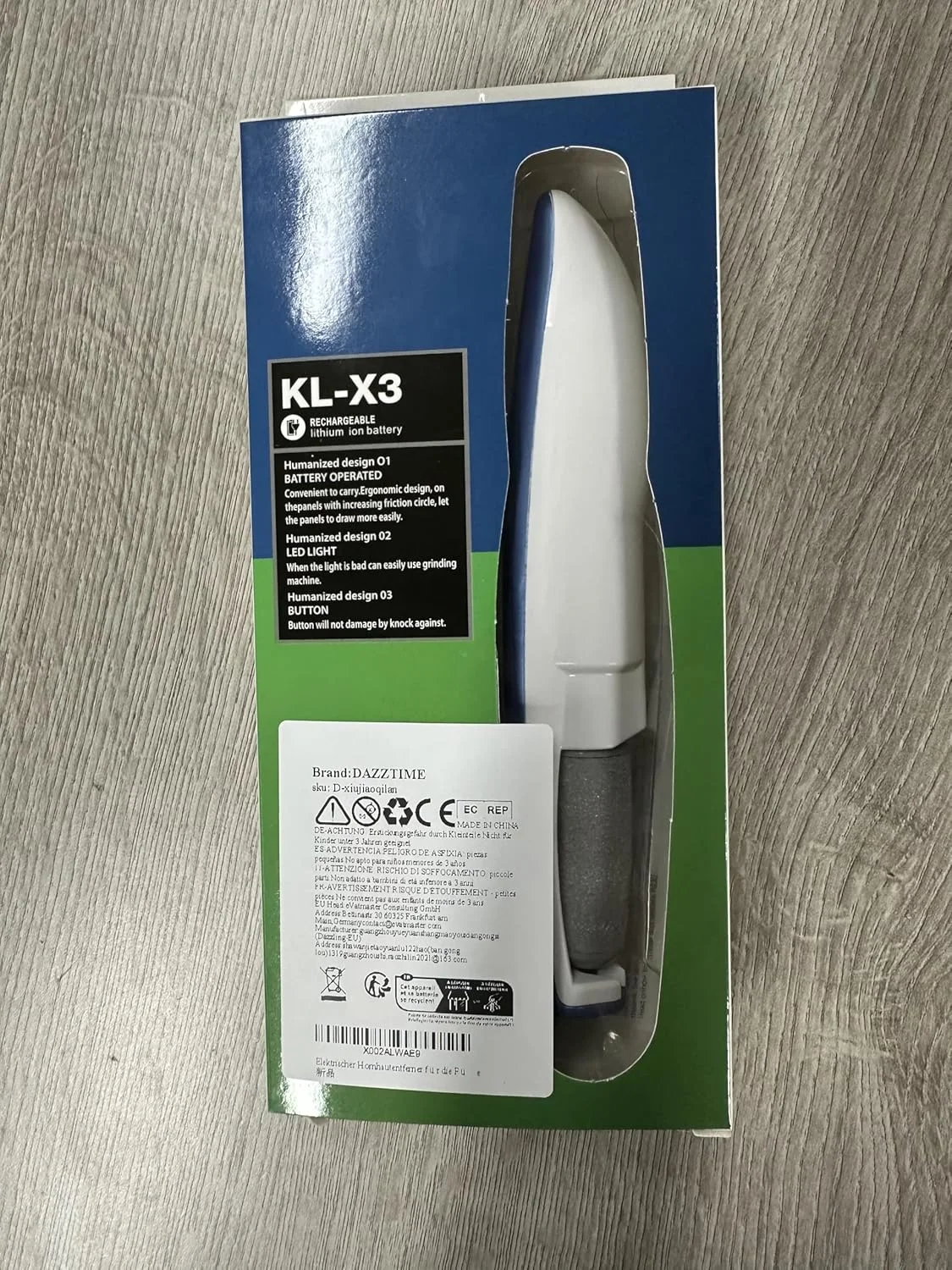 سوهان برقی پا برای از بین بردن پینه