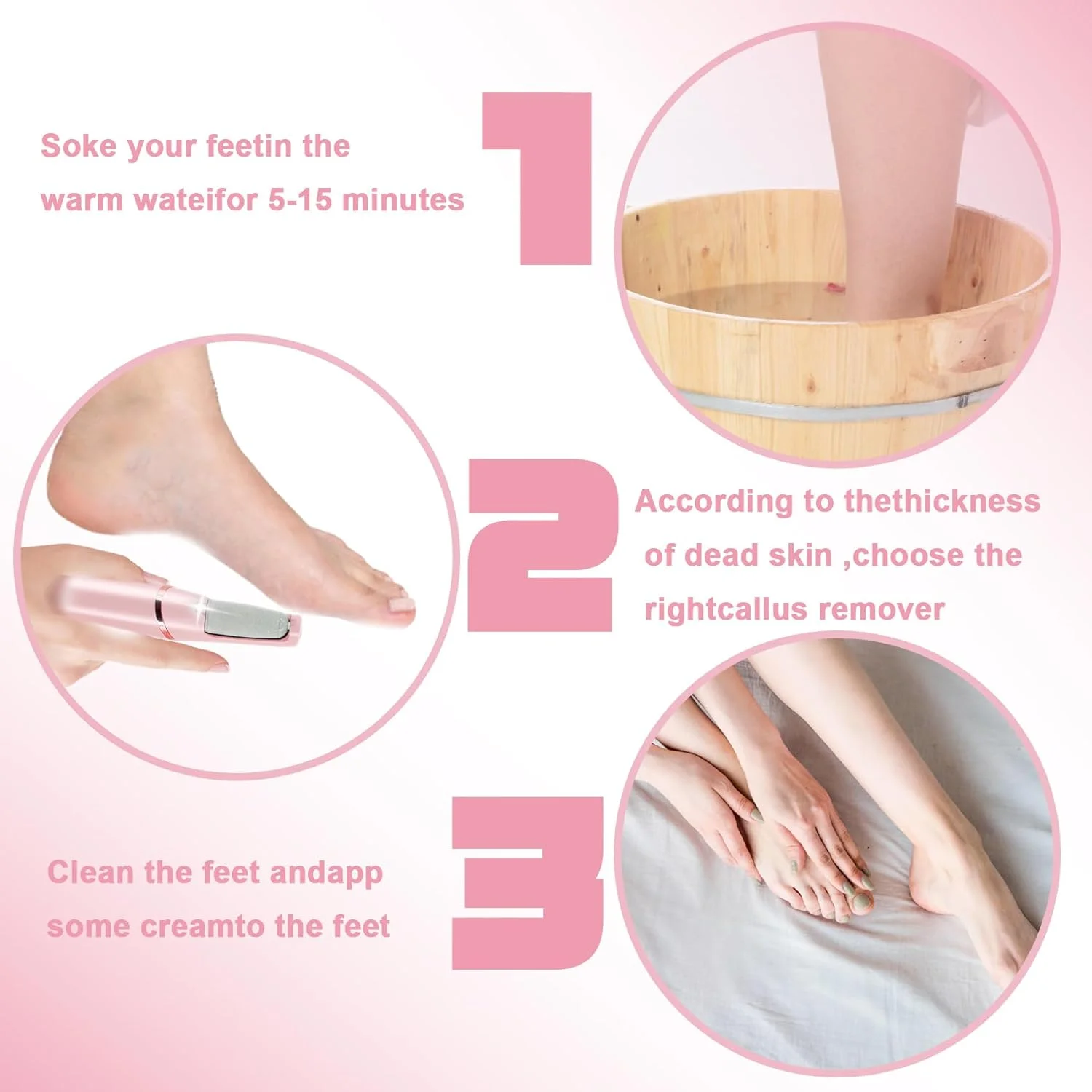 دستگاه پدیکور برقی DNXCDM، سوهان پدیکور شارژی برای از بین بردن پینه پا، بهترین ابزار مراقبت از پا