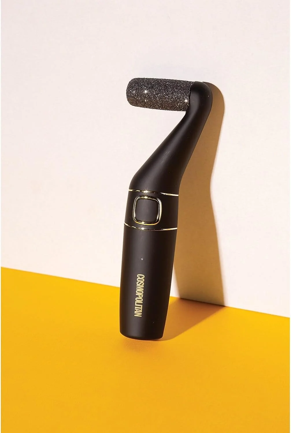 Cosmopolitan Electric Callus Remover for Feet & Hands, Pedicure Foot Callus Removal Tool, Pedicure & Nail Polisher File, Waterproof, Electric Manicure Device with 360 Degree Rotation - Black & Gold