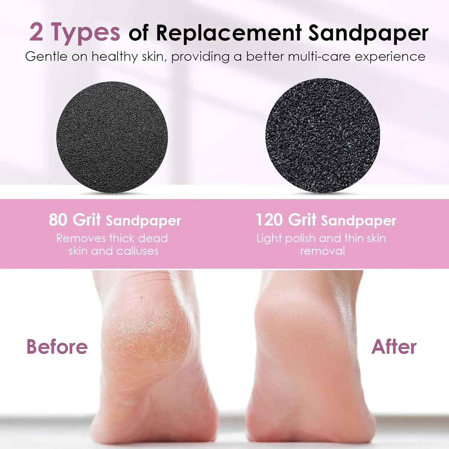 سوهان برقی پدیکور دو کاره COSICOSY برای پا و ناخن، سوهان برقی شارژی پا با 30 سری، سنگ پا برقی برای پوست سفت، 9 سرعت قابل تنظیم، ابزار پدیکور 1200 میلی آمپر ساعتی برای آقایان و بانوان، صورتی سوهان برقی پدیکور دو کاره COSICOSY برای پا و ناخن، سوهان برقی شارژی پا با 30 سری، سنگ پا برقی برای پوست سفت، 9 سرعت قابل تنظیم، ابزار پدیکور 1200 میلی آمپر ساعتی برای آقایان و بانوان، صورتی