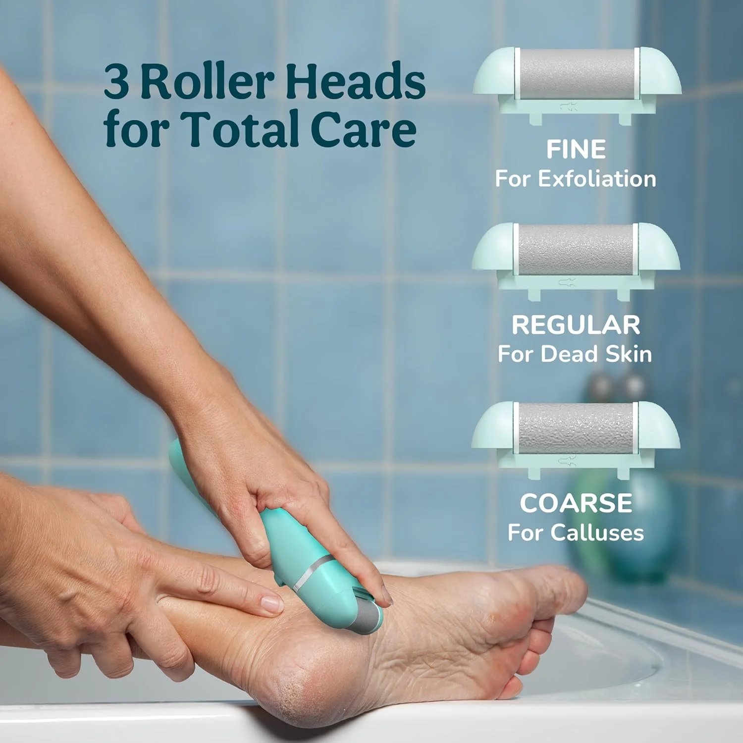 سوهان پدیکور برقی Caresmith Bloom برای از بین بردن پوست مرده | دارای 3 سری کریستال کوارتز مناسب برای از بین بردن پوست مرده | کیت پدیکور برای زنان به عنوان پاک کننده پا سوهان پدیکور برقی Caresmith Bloom برای از بین بردن پوست مرده | دارای 3 سری کریستال کوارتز مناسب برای از بین بردن پوست مرده | کیت پدیکور برای زنان به عنوان پاک کننده پا