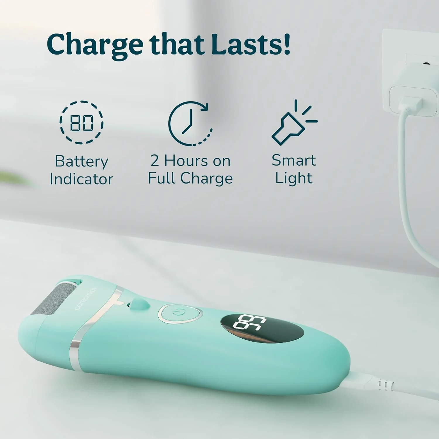 سوهان پدیکور برقی Caresmith Bloom برای از بین بردن پوست مرده | دارای 3 سری کریستال کوارتز مناسب برای از بین بردن پوست مرده | کیت پدیکور برای زنان به عنوان پاک کننده پا سوهان پدیکور برقی Caresmith Bloom برای از بین بردن پوست مرده | دارای 3 سری کریستال کوارتز مناسب برای از بین بردن پوست مرده | کیت پدیکور برای زنان به عنوان پاک کننده پا