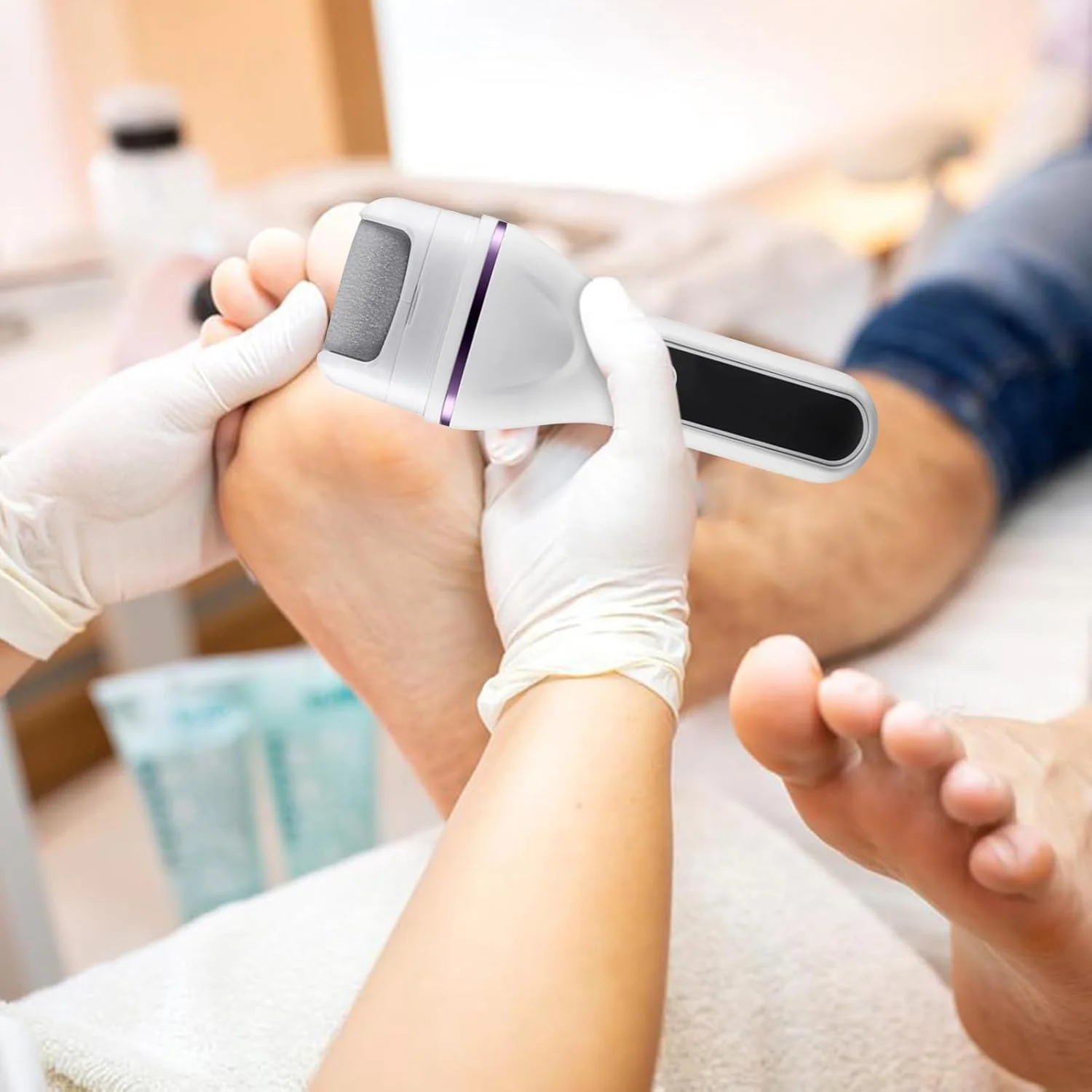 Callus Remover for Feet Electric,Foot Dead Skin Grinder - Portable Heel Dead Skin Removal Device for Women Men, Feet Callus Scraper