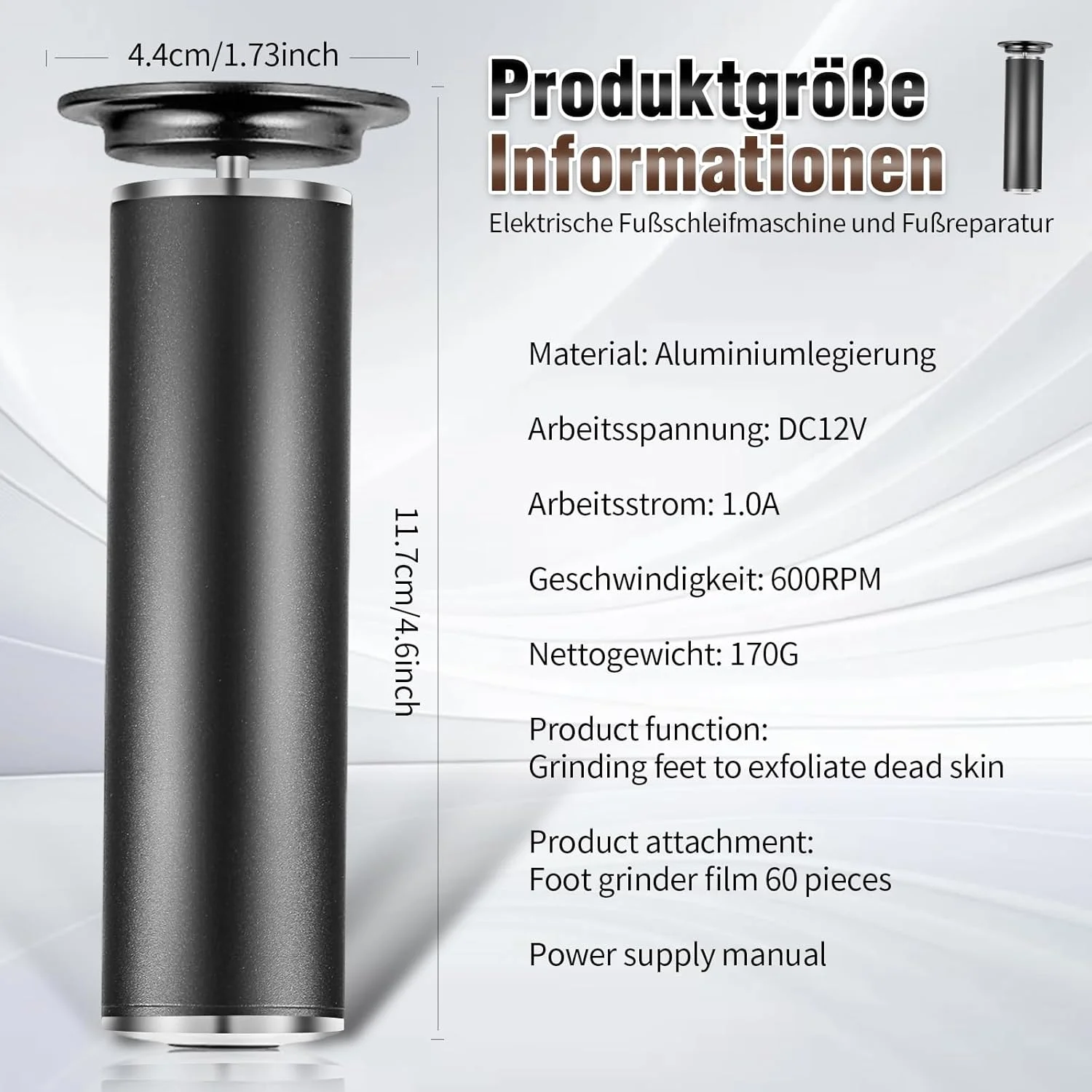 دستگاه از بین برنده پینه برقی قوی - ست پدیکور دستگاه از بین برنده پینه پا با 60 پد سنباده ای جایگزین، سوهان برقی حرفه ای پا برای از بین بردن پینه پا دستگاه از بین برنده پینه برقی قوی - ست پدیکور دستگاه از بین برنده پینه پا با 60 پد سنباده ای جایگزین، سوهان برقی حرفه ای پا برای از بین بردن پینه پا
