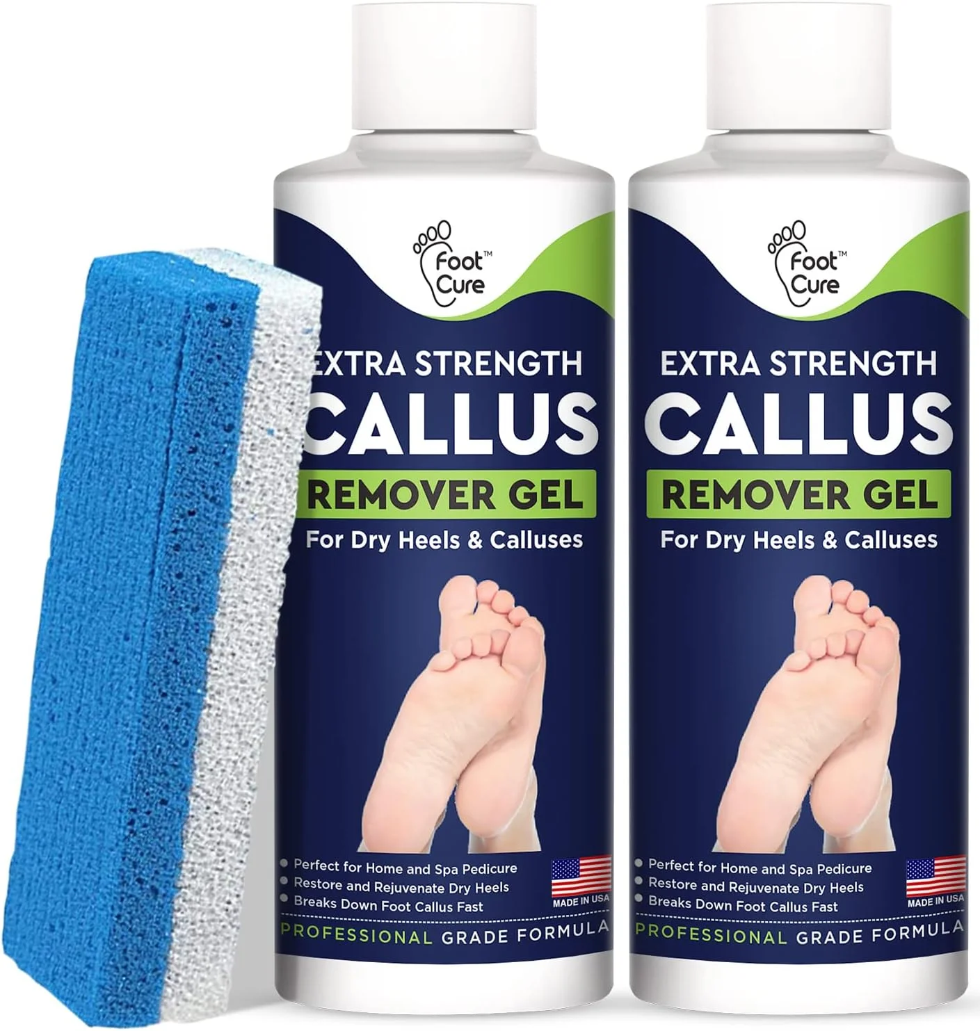 از بین برنده پینه پا همراه با ژل قوی و سنگ پا - راهی آسان برای از بین بردن پینه های سخت و پوست مرده - مراقبت حرفه ای از پا در خانه برای آقایان و خانم ها - ساخت آمریکا از بین برنده پینه پا همراه با ژل قوی و سنگ پا - راهی آسان برای از بین بردن پینه های سخت و پوست مرده - مراقبت حرفه ای از پا در خانه برای آقایان و خانم ها - ساخت آمریکا