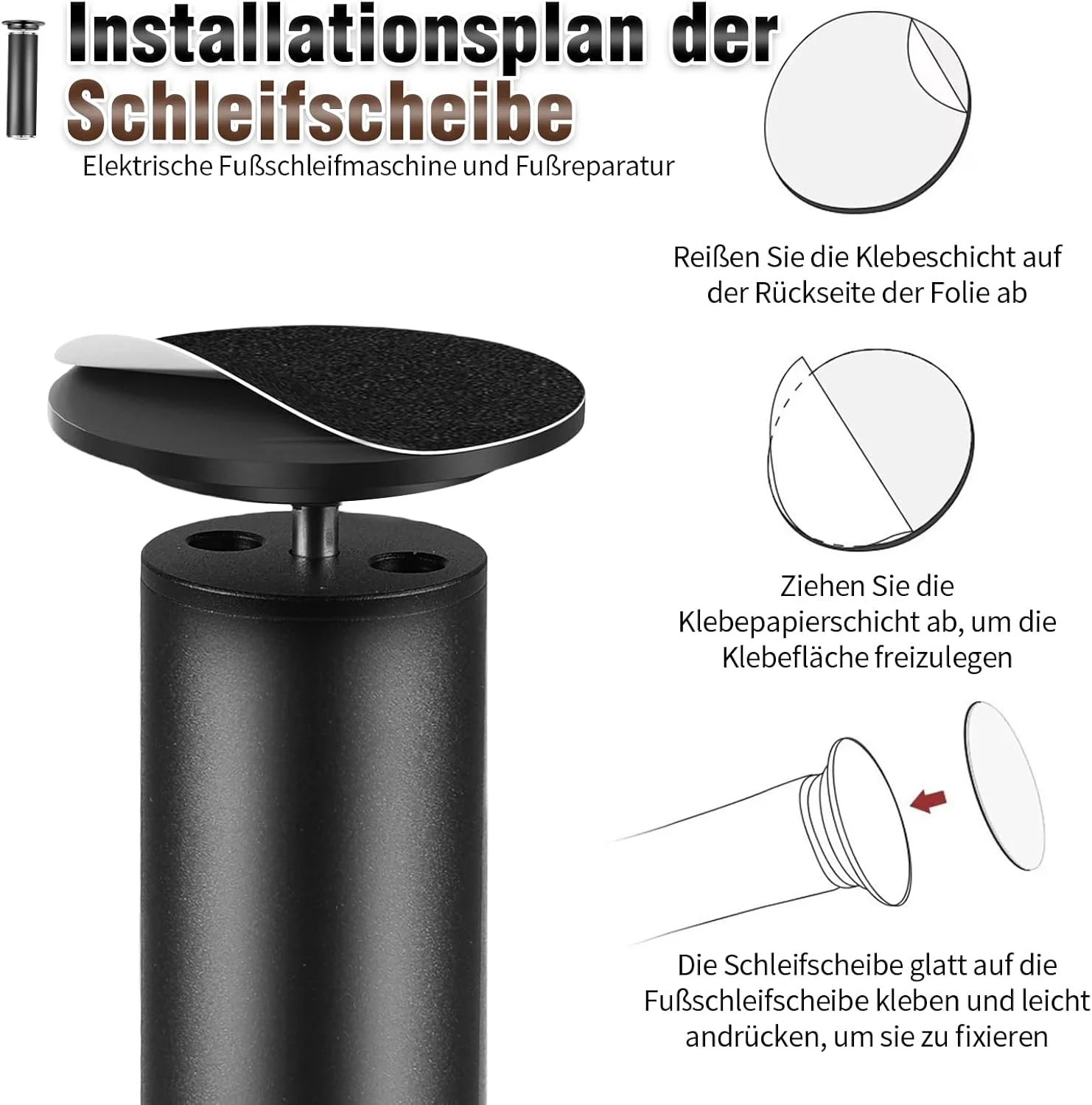 دستگاه از بین برنده پینه برقی قوی - ست پدیکور دستگاه از بین برنده پینه پا با 60 پد سنباده ای جایگزین، سوهان برقی حرفه ای پا برای از بین بردن پینه پا دستگاه از بین برنده پینه برقی قوی - ست پدیکور دستگاه از بین برنده پینه پا با 60 پد سنباده ای جایگزین، سوهان برقی حرفه ای پا برای از بین بردن پینه پا