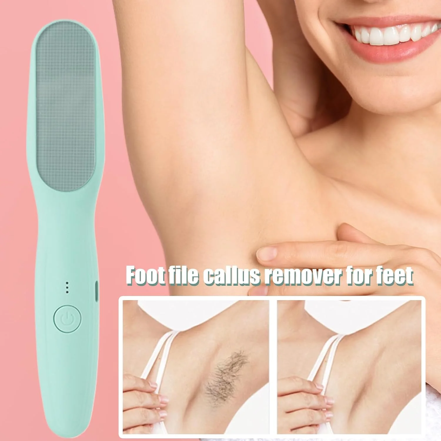 سوهان برقی پدیکور پا - سوهان برقی پا - ست پدیکور با سرعت قابل تنظیم، ضد آب، مناسب برای مراقبت از پا در منزل، سالن، استفاده روزانه، مسافرت، آقایان و بانوان