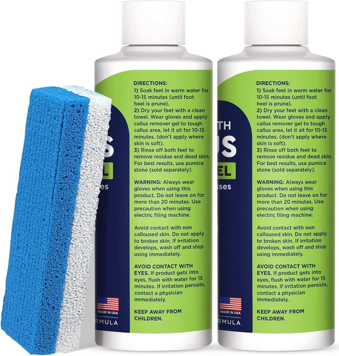 از بین برنده پینه پا همراه با ژل قوی و سنگ پا - راهی آسان برای از بین بردن پینه های سخت و پوست مرده - مراقبت حرفه ای از پا در خانه برای آقایان و خانم ها - ساخت آمریکا از بین برنده پینه پا همراه با ژل قوی و سنگ پا - راهی آسان برای از بین بردن پینه های سخت و پوست مرده - مراقبت حرفه ای از پا در خانه برای آقایان و خانم ها - ساخت آمریکا