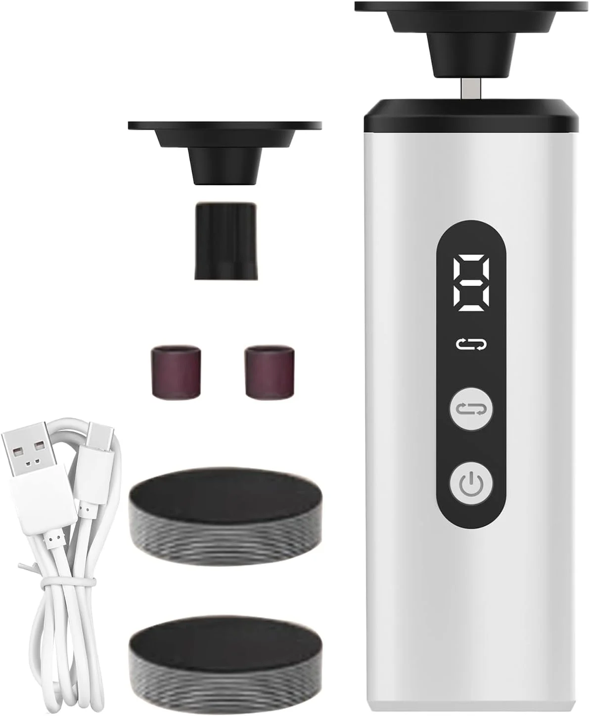 سوهان برقی پدیکور حذف کننده پینه پا، اسکرابر پدیکور قابل شارژ برای زنان، مردان و بزرگسالان مسن