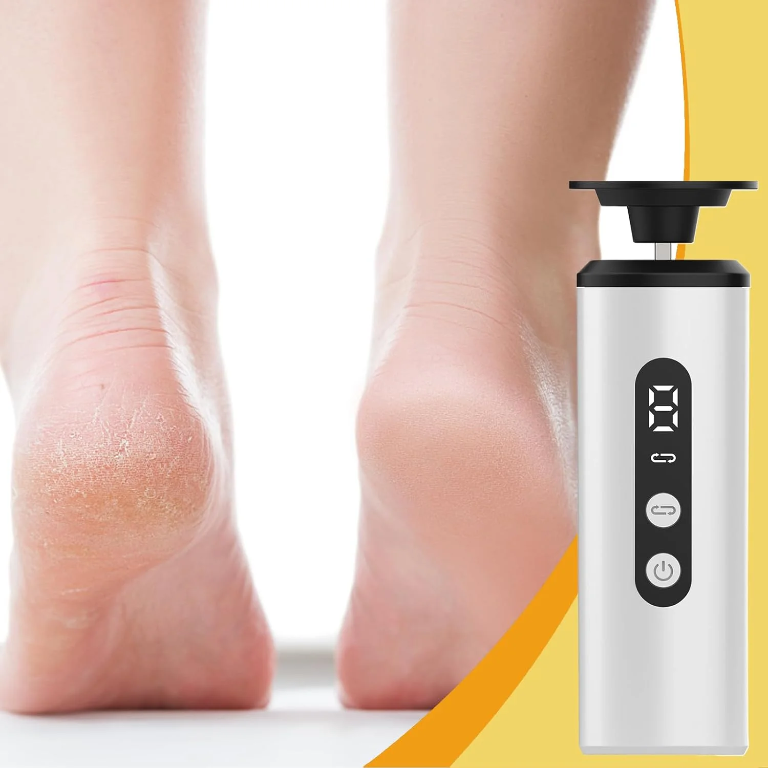 سوهان برقی پدیکور حذف کننده پینه پا، اسکرابر پدیکور قابل شارژ برای زنان، مردان و بزرگسالان مسن