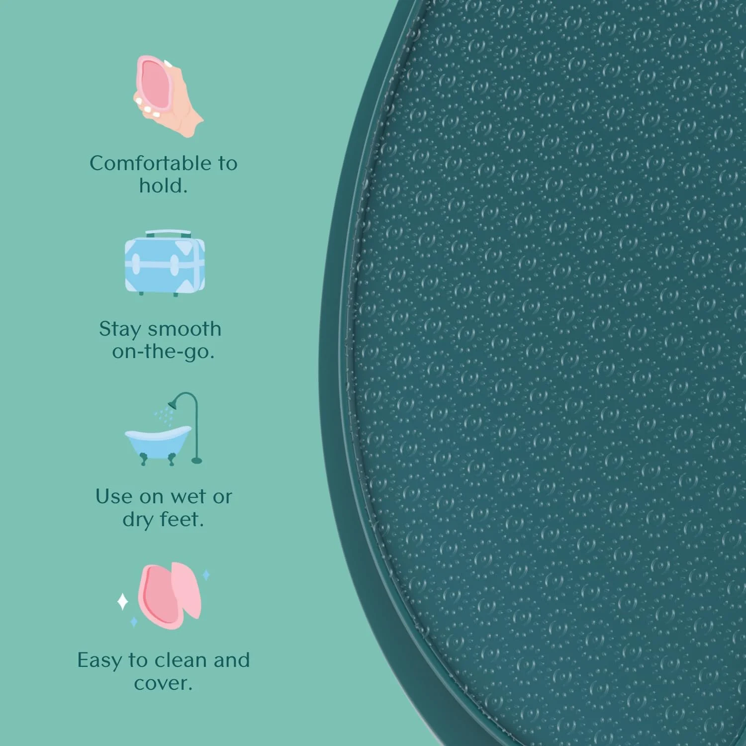 سوهان شیشه ای پا Bare August - از بین برنده پینه و پوست مرده - اسکرابر پاشنه پا و لایه بردار پوست مرده مناسب استفاده در حمام - بافر پدیکور پا برای داشتن پاهایی نرم سوهان شیشه ای پا Bare August - از بین برنده پینه و پوست مرده - اسکرابر پاشنه پا و لایه بردار پوست مرده مناسب استفاده در حمام - بافر پدیکور پا برای داشتن پاهایی نرم