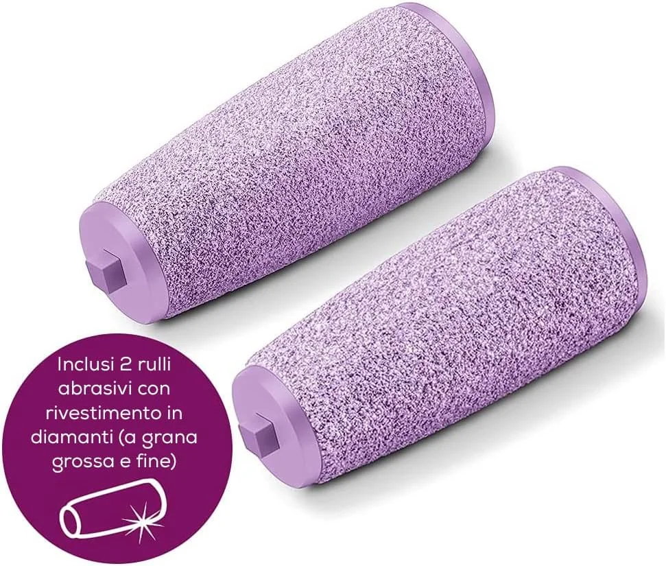 Beurer MP59 | سوهان برقی ضد آب از بین برنده پینه پا با 2 درجه سرعت و 2 غلتک سمباده ای، مناسب برای پوست های ضخیم و سفت شده، با باتری کار می کند، برای استفاده خشک و مرطوب | دستگاه پدیکور قابل حمل درجه یک Beurer MP59 | سوهان برقی ضد آب از بین برنده پینه پا با 2 درجه سرعت و 2 غلتک سمباده ای، مناسب برای پوست های ضخیم و سفت شده، با باتری کار می کند، برای استفاده خشک و مرطوب | دستگاه پدیکور قابل حمل درجه یک