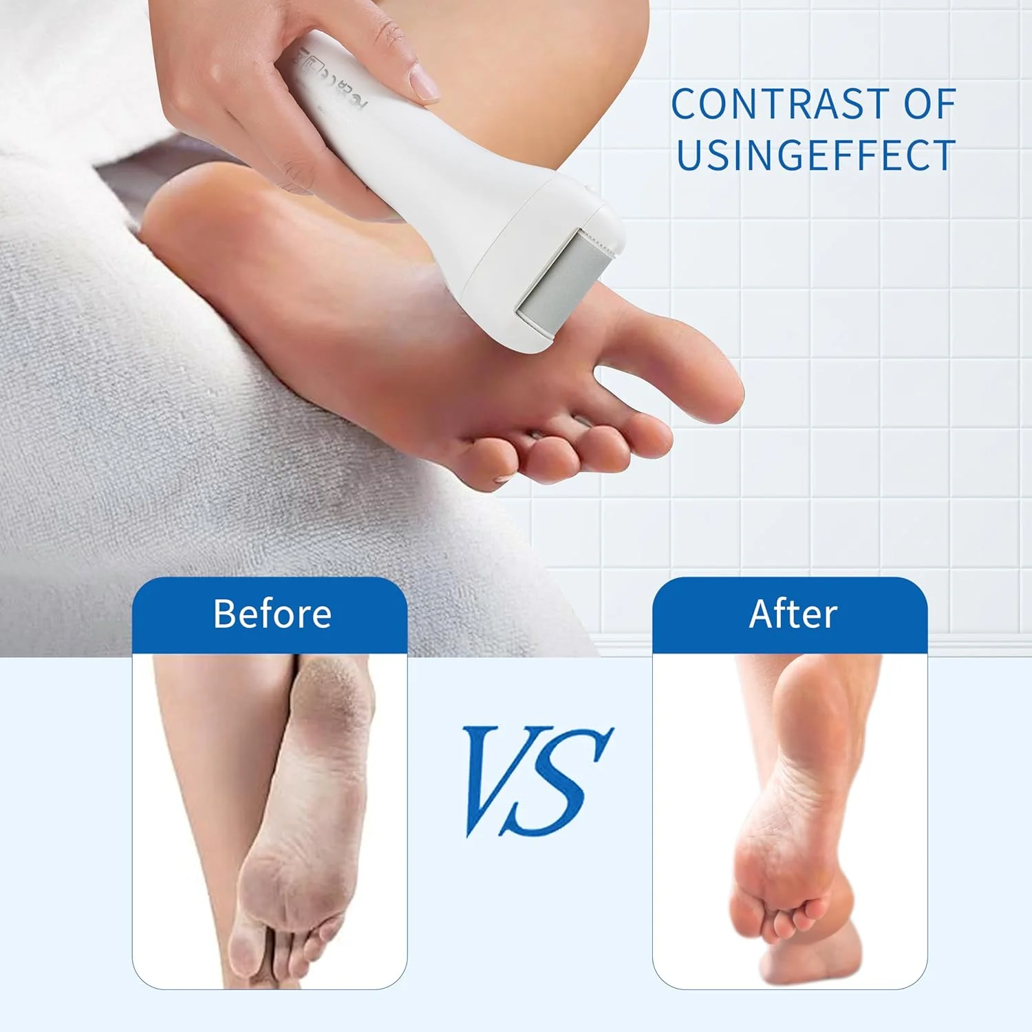 سوهان برقی پدیکور Barberboss، از بین برنده پینه پا، دارای 3 سری غلتکی، نمایشگر LED، شارژ USB و طراحی ضد آب، از بین برنده پوست سخت و ابزار پدیکور برای پاشنه پا (آبی) سوهان برقی پدیکور Barberboss، از بین برنده پینه پا، دارای 3 سری غلتکی، نمایشگر LED، شارژ USB و طراحی ضد آب، از بین برنده پوست سخت و ابزار پدیکور برای پاشنه پا (آبی)