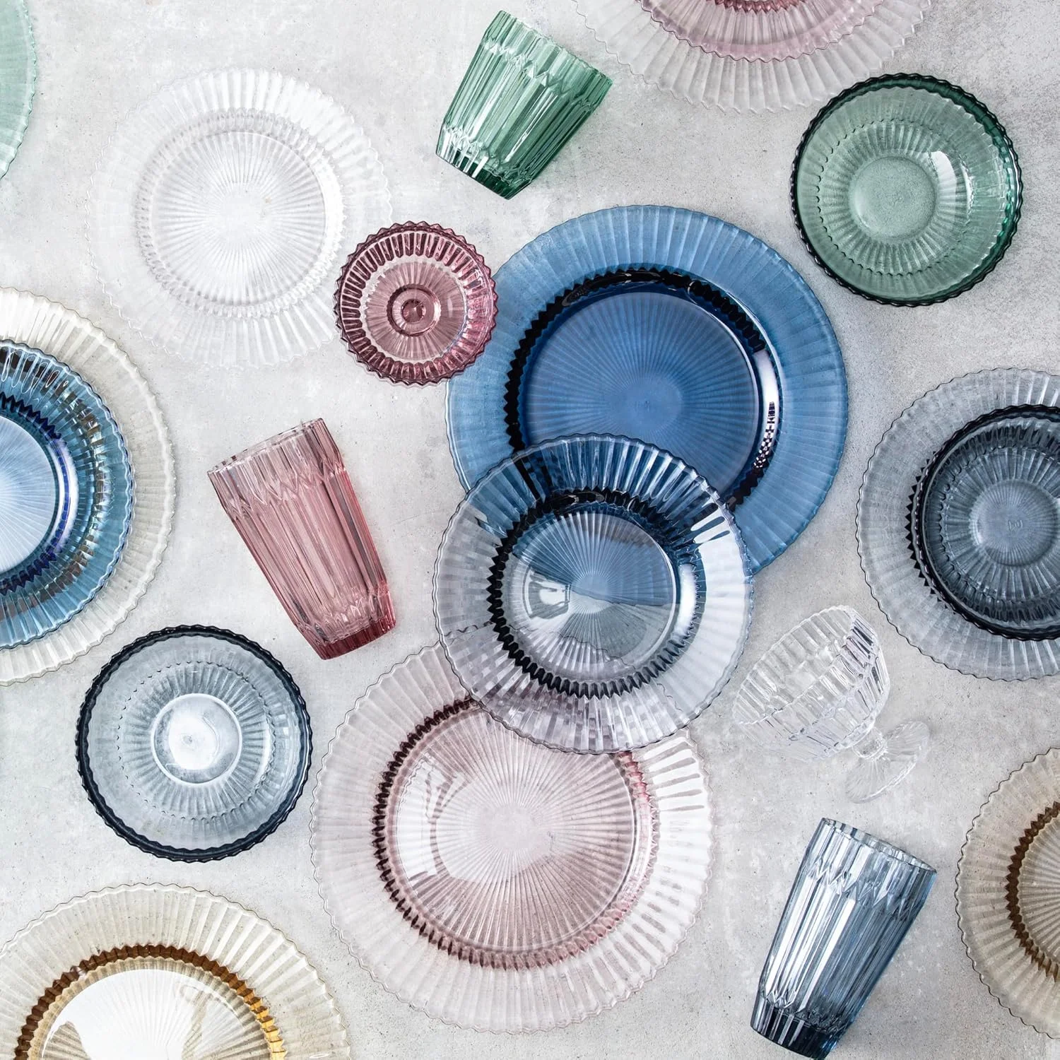 ظرف دسر پایه دار آرچی فورتسا، 10 اونس (ست 6 عددی)، طلایی زنجبیلی