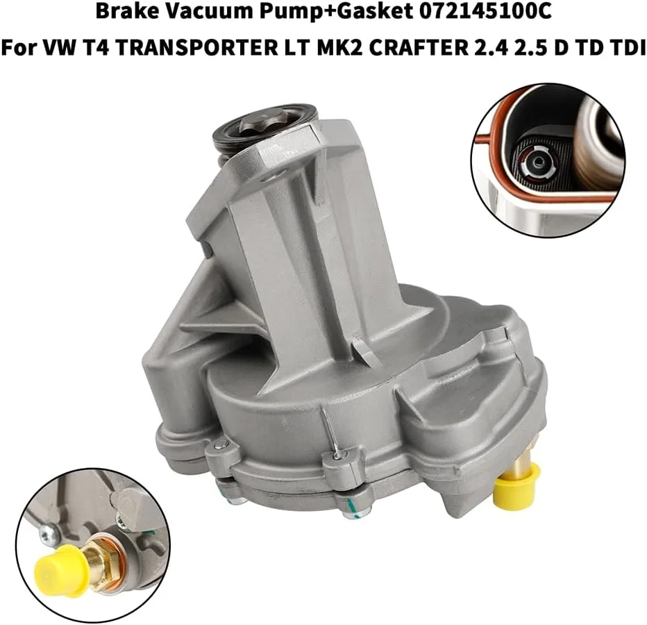 پمپ وکیوم ترمز برای VW T4 Transporter LT MK2 CRAFTER 2.4 2.5 D TD TDI لوازم جانبی خودرو