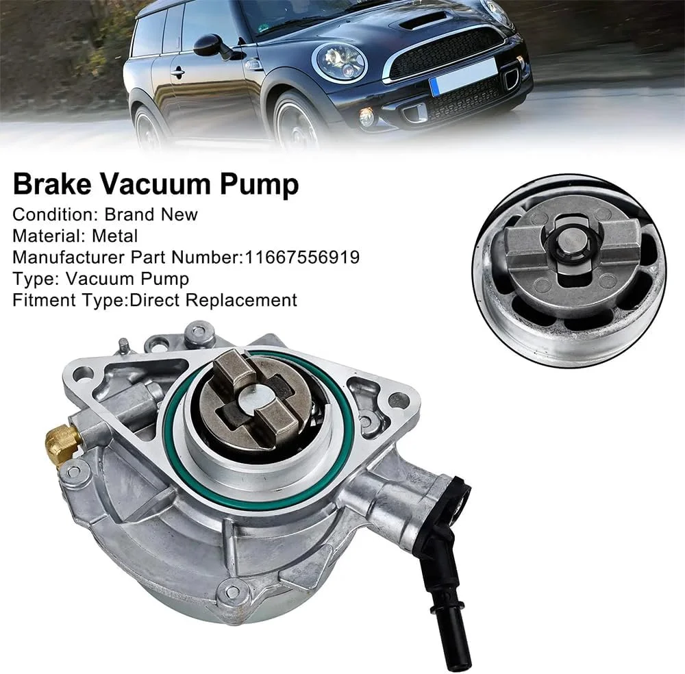 پمپ وکیوم ترمز 11667556919 برای مینی R55 R56 R57 R58 R59 کوپر S و لوازم جانبی خودرو JCW