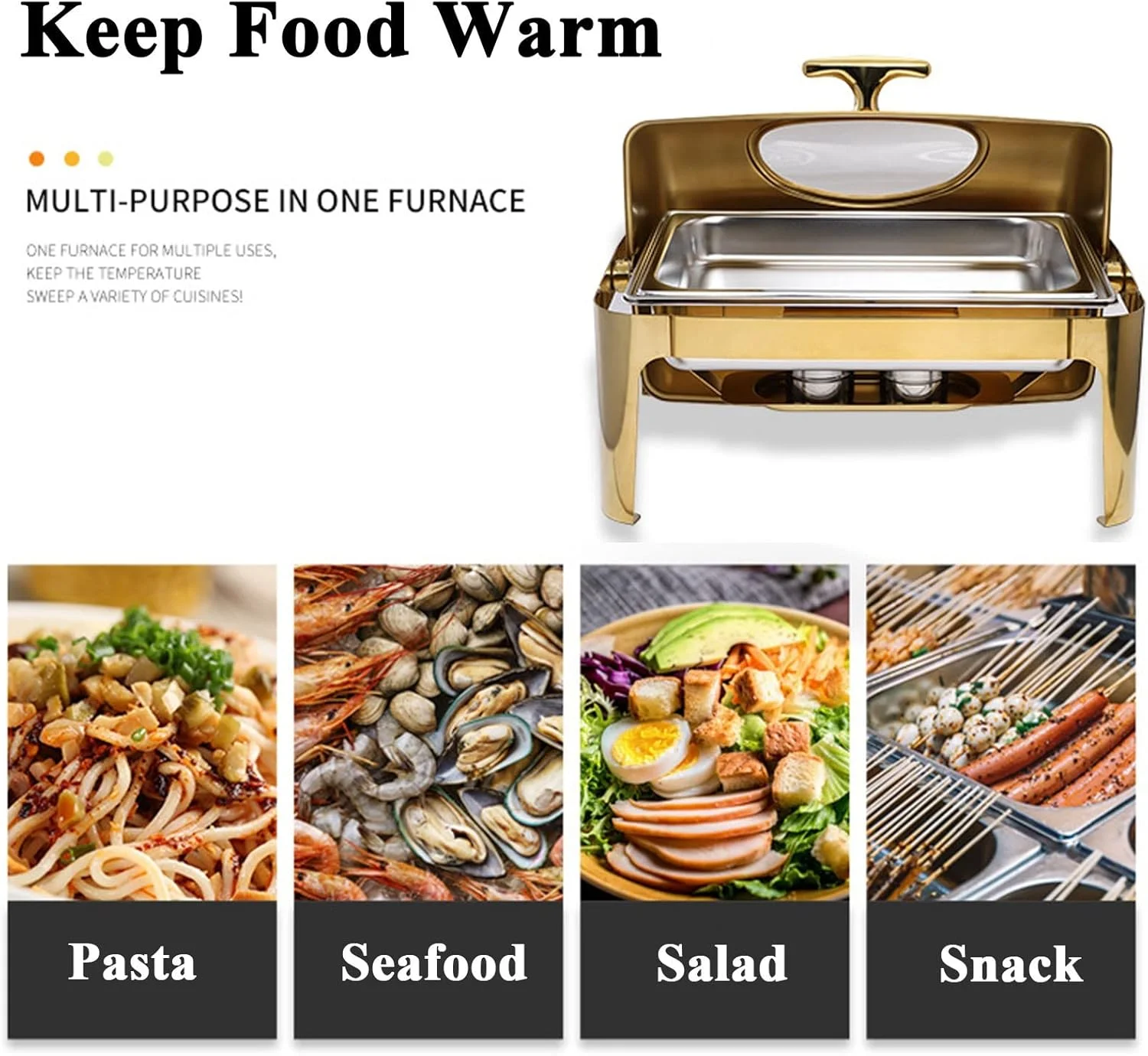 گرمکن غذا مستطیلی - گرمکن برقی تجاری برای صبحانه هتل، برانچ، اجتماعات بزرگ - گرمکن بوفه با درب شیشه ای گرمکن غذا مستطیلی - گرمکن برقی تجاری برای صبحانه هتل، برانچ، اجتماعات بزرگ - گرمکن بوفه با درب شیشه ای