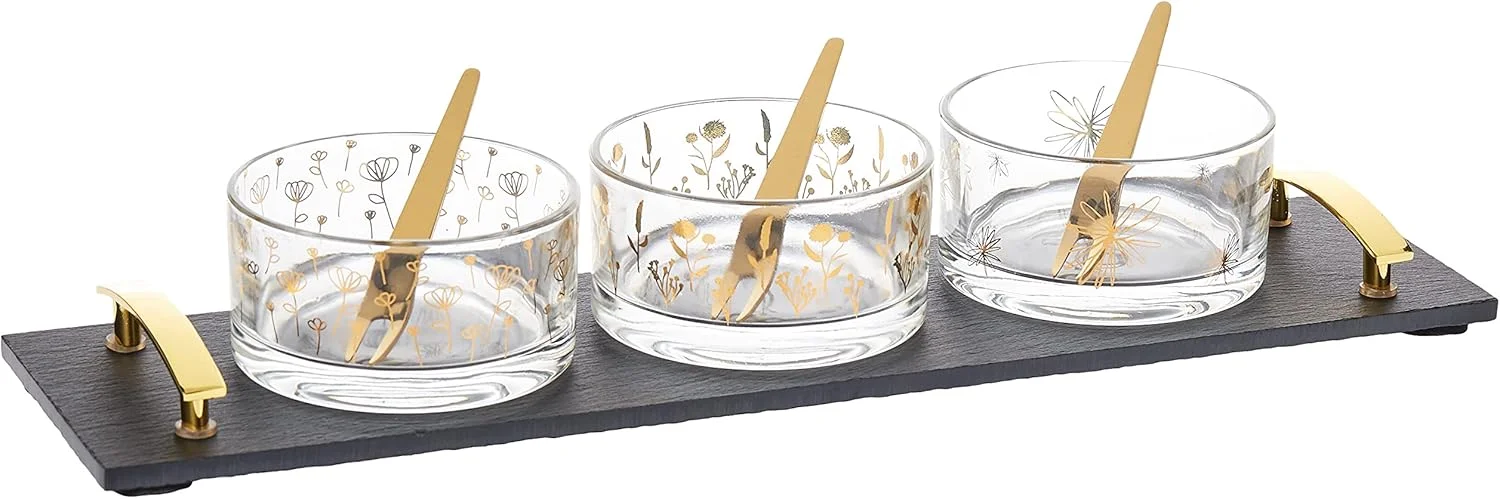 ست کاسه دسر و سینی Feast، هفت تکه