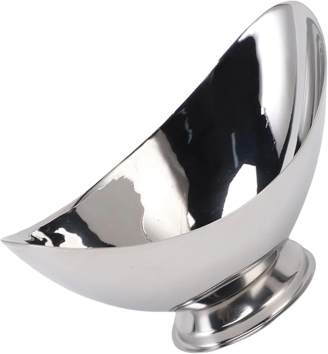 کاسه بستنی استیل ضد زنگ Fdit، کاسه دسر بستنی برای پودینگ میوه و کلوچه، مناسب برای منزل (S 23 اینچ)