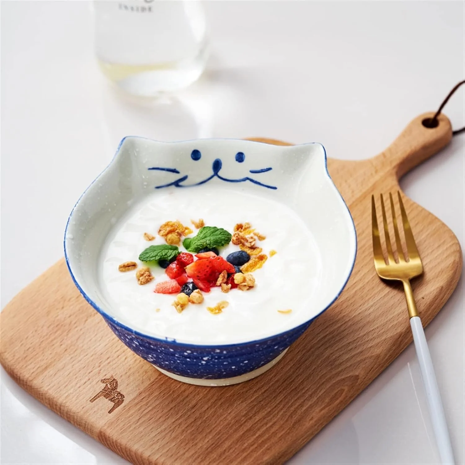 کاسه های دسر کوچک FBITE، ظروف سس 4.5 اینچی، کاسه های زیبا، ظروف سرامیکی خانگی دانشجویی، کاسه خلاقانه ژاپنی، کاسه نودل، کاسه دسر، نعلبکی سس