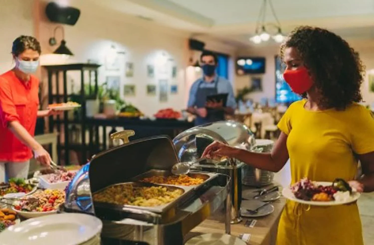 گرمکن غذا، گرمکن برقی بوفه، گرمکن استیل ضد زنگ برای صبحانه، مناسب برای مصارف تجاری و خانگی، لوازم آشپزخانه