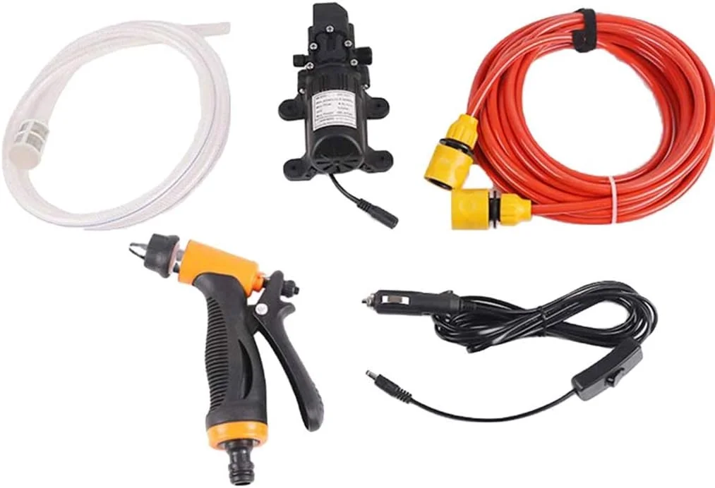 کیت کارواش 65 واتی 12 ولت YWH-WH، مجموعه پمپ آب فشار قوی، تفنگ اسپری برقی