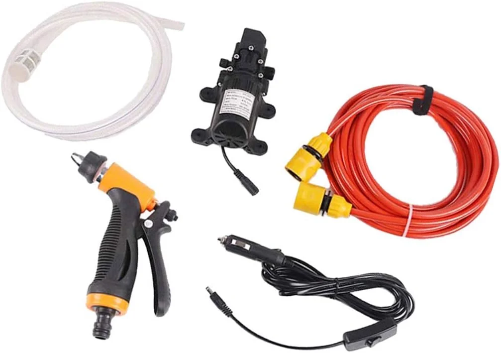 کیت کارواش 65 واتی 12 ولت YWH-WH، مجموعه پمپ آب فشار قوی، تفنگ اسپری برقی
