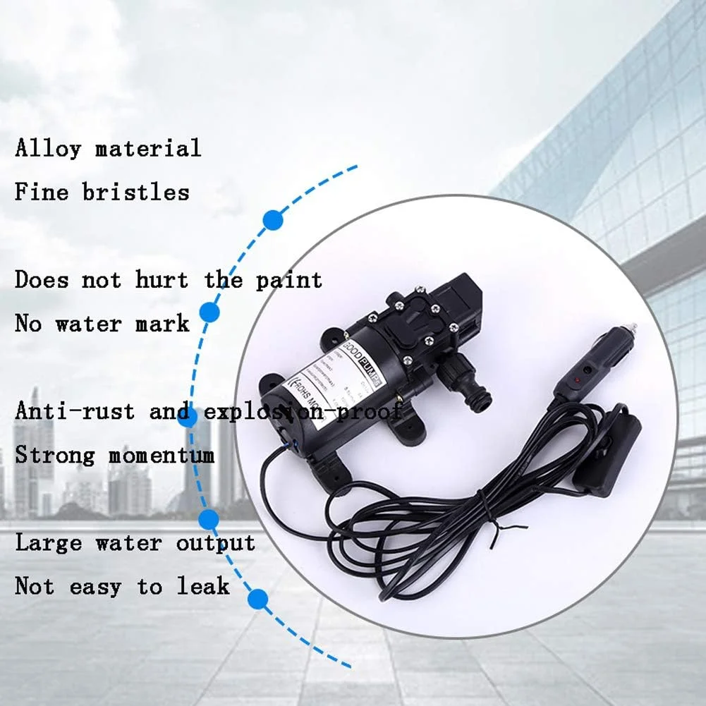 کارواش فشار قوی قابل حمل Yfainioo، کیت پمپ شستشوی برقی آب + شلنگ جت واش برای شستشوی خودرو، خانه و باغ