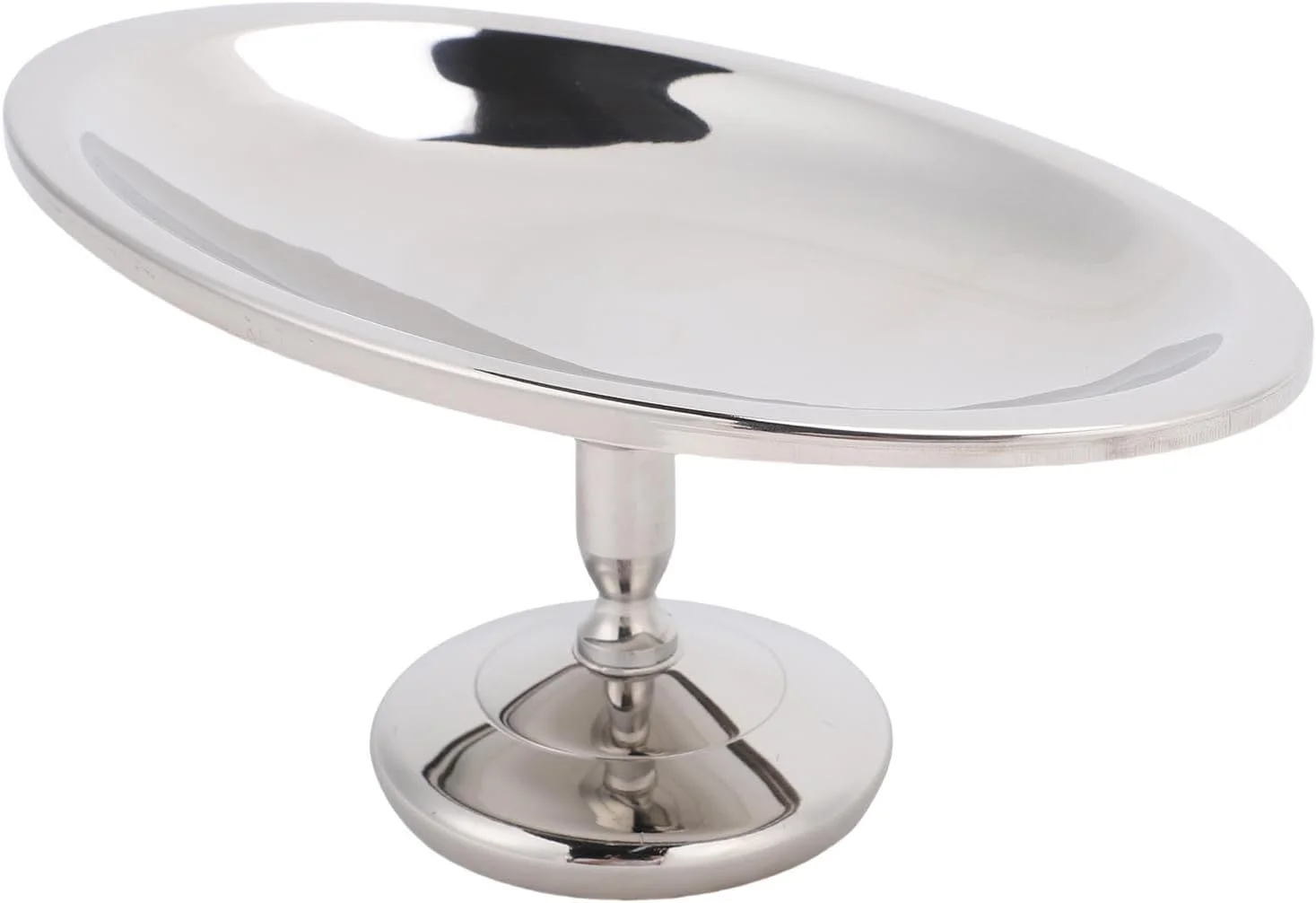 کاسه دسر استیل ضد زنگ جیاوو 304، فنجان دسر سرو بستنی، سبک وزن نشکن قابل استفاده مجدد نقره ای پایه دار برای ماست یخ زده، ژلاتو، جشن تولد