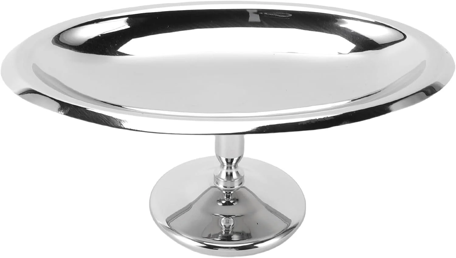 کاسه دسر فوکت، کاسه بستنی پایه دار استیل ضد زنگ نقره ای قابل استفاده مجدد، فنجان دسر بیضی شکل با تمیز کردن آسان برای دسر، ماست یخ زده، سالاد، میوه، پودینگ و تزئینات مهمانی (A)