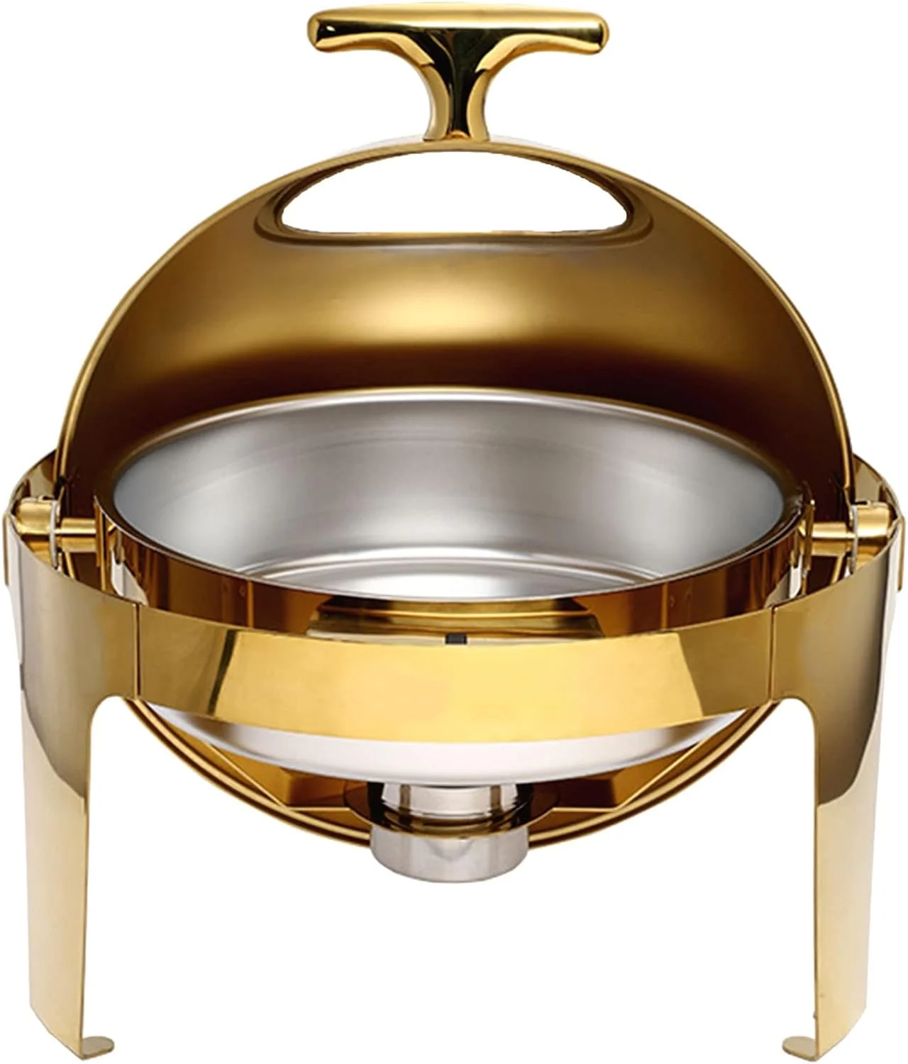 گرمکن غذا و ظروف گرم کننده برقی 6 لیتری طلایی با درب شیشه ای برای بوفه - ظرف استیل، رنگ، رنگ گرمکن غذا و ظروف گرم کننده برقی 6 لیتری طلایی با درب شیشه ای برای بوفه - ظرف استیل، رنگ، رنگ