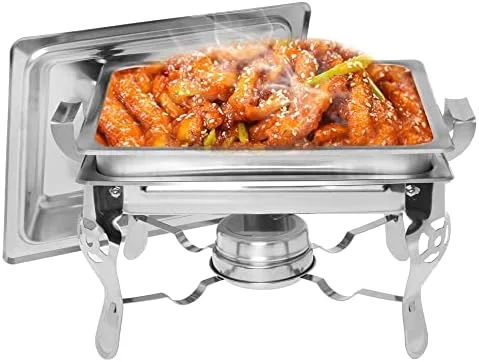 گرمکن غذا استیل تاشو بوفه با ظرفیت 4.5 لیتر مناسب رستوران سلف سرویس، مهمانی عروسی و فضای باز گرمکن غذا استیل تاشو بوفه با ظرفیت 4.5 لیتر مناسب رستوران سلف سرویس، مهمانی عروسی و فضای باز