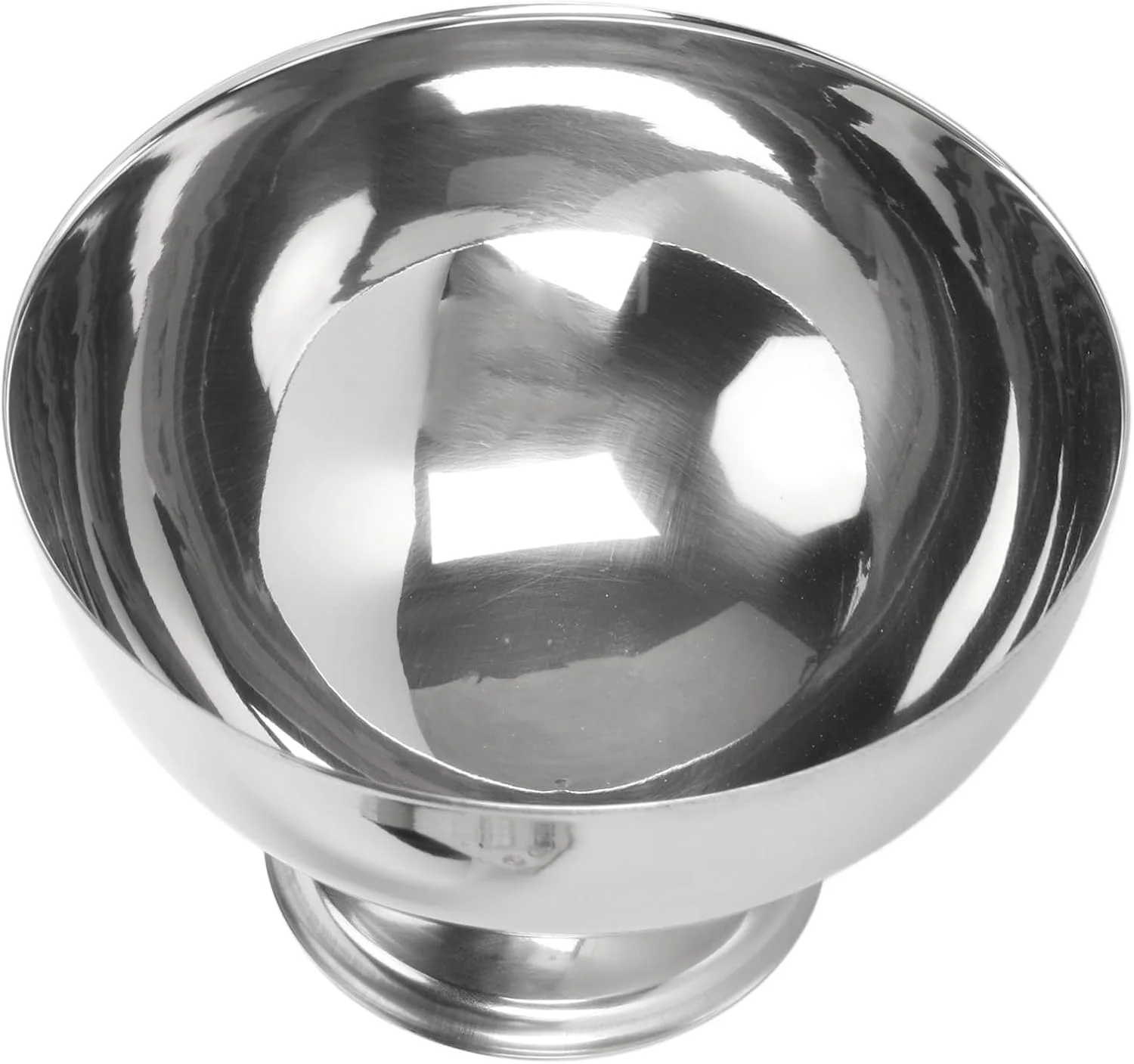 کاسه دسر استیل سیریسورا، 4 تکه، چند منظوره، مقاوم در برابر افتادن، مناسب برای هتل ها و رستوران ها به همراه چنگال