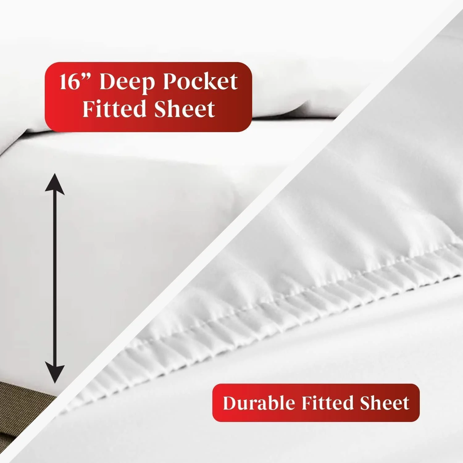 روتختی کینگ سایز 6 تکه Anglome Bedding مدل Ultrasonic - ست میکروفایبر فوق العاده نرم برس خورده - 1 روتختی (220x240 سانتی متر)، 1 ملحفه کش دار (180x200 سانتی متر)، 2 روبالشی (50x75 سانتی متر)، 2 شمس (50x75 سانتی متر)