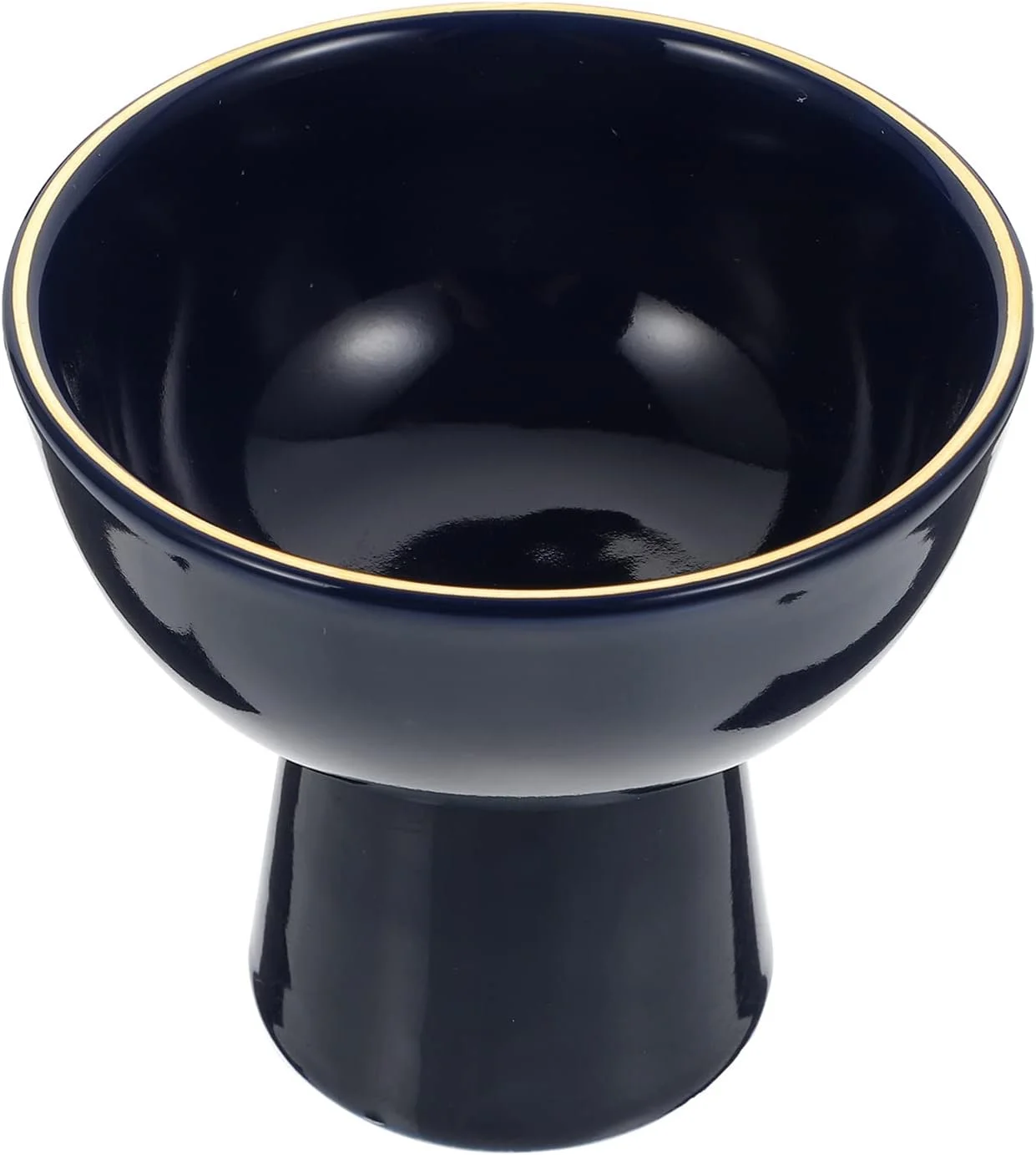 کاسه دسر بستنی، فنجان دسر سرامیکی، فنجان سرو دسر پایه دار، کاسه ماست، کاسه میوه بستنی آبی