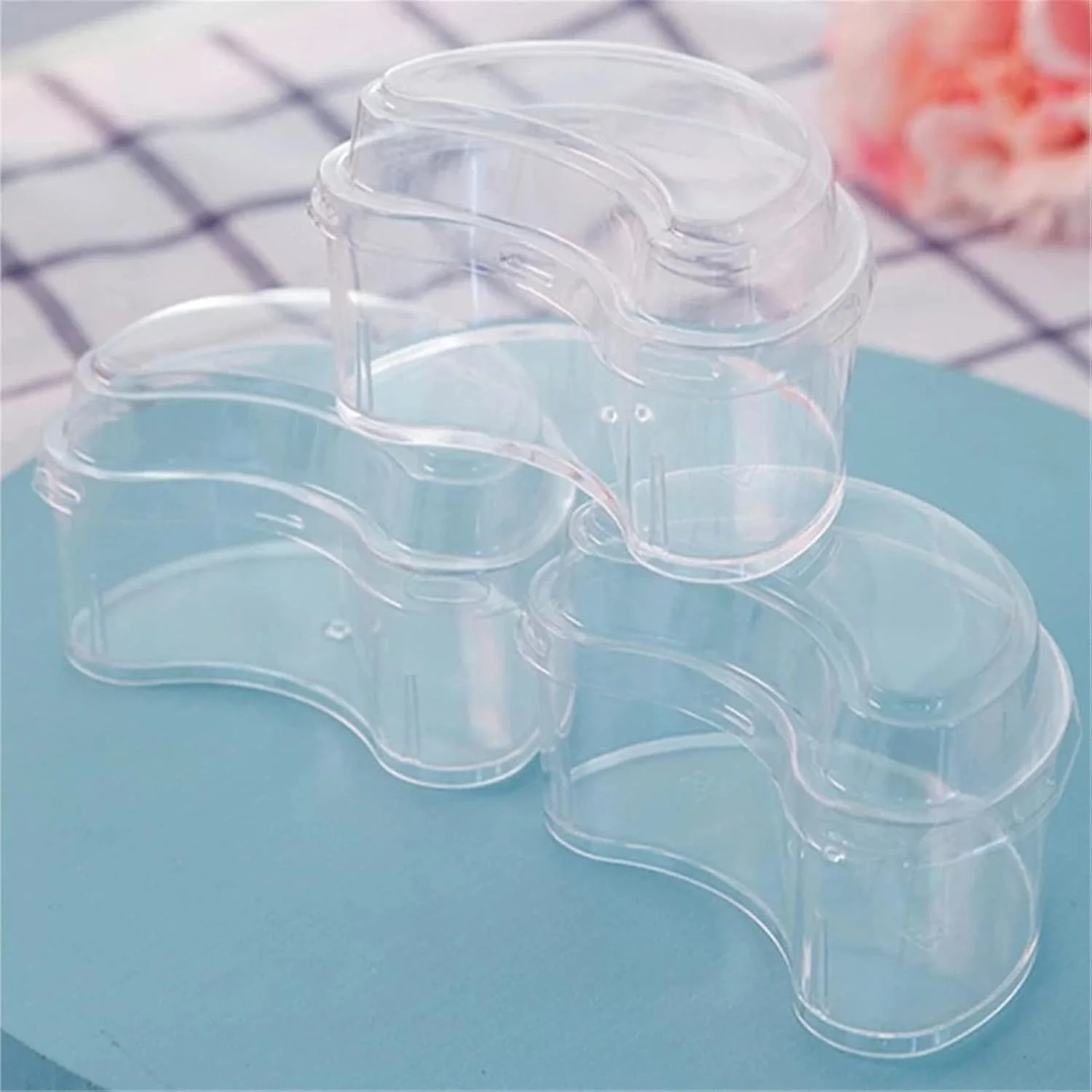 DHXYZM Dessert Cups 125ml Disposable Plastic Tableware Dessert Bowl for Party Wedding for Weddings Receptions (Color : Clear, Size : One size)