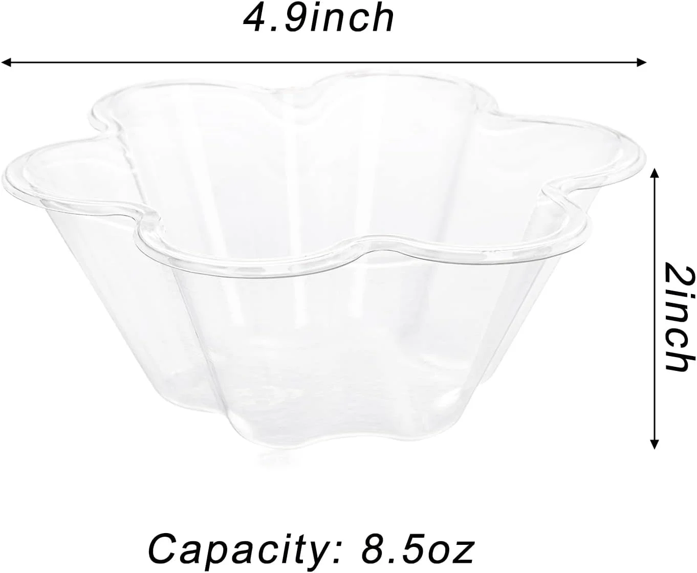 ظروف دسر شفاف، کاسه بستنی یکبار مصرف 240 میلی لیتری با طرح گل، مناسب برای مهمانی، بستنی، شکلات، پیش غذا، بسته 100 عددی ظروف دسر شفاف، کاسه بستنی یکبار مصرف 240 میلی لیتری با طرح گل، مناسب برای مهمانی، بستنی، شکلات، پیش غذا، بسته 100 عددی