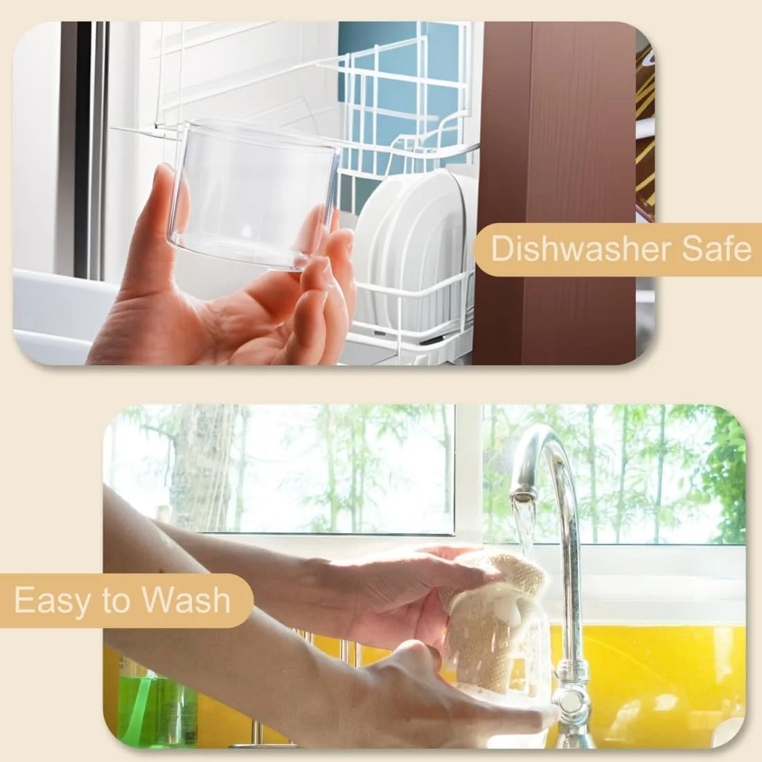 ست 4 تایی کاسه دسر، کاسه های شیشه ای پودینگ، ظروف پخت دسر، ظروف پخت پودینگ کاراملی، فنجان های دیپینگ، ظروف پخت بادوام، قابل استفاده در فر، برای کاپ کیک، پودینگ، تنقلات، ماست، پارفه، میوه، موس