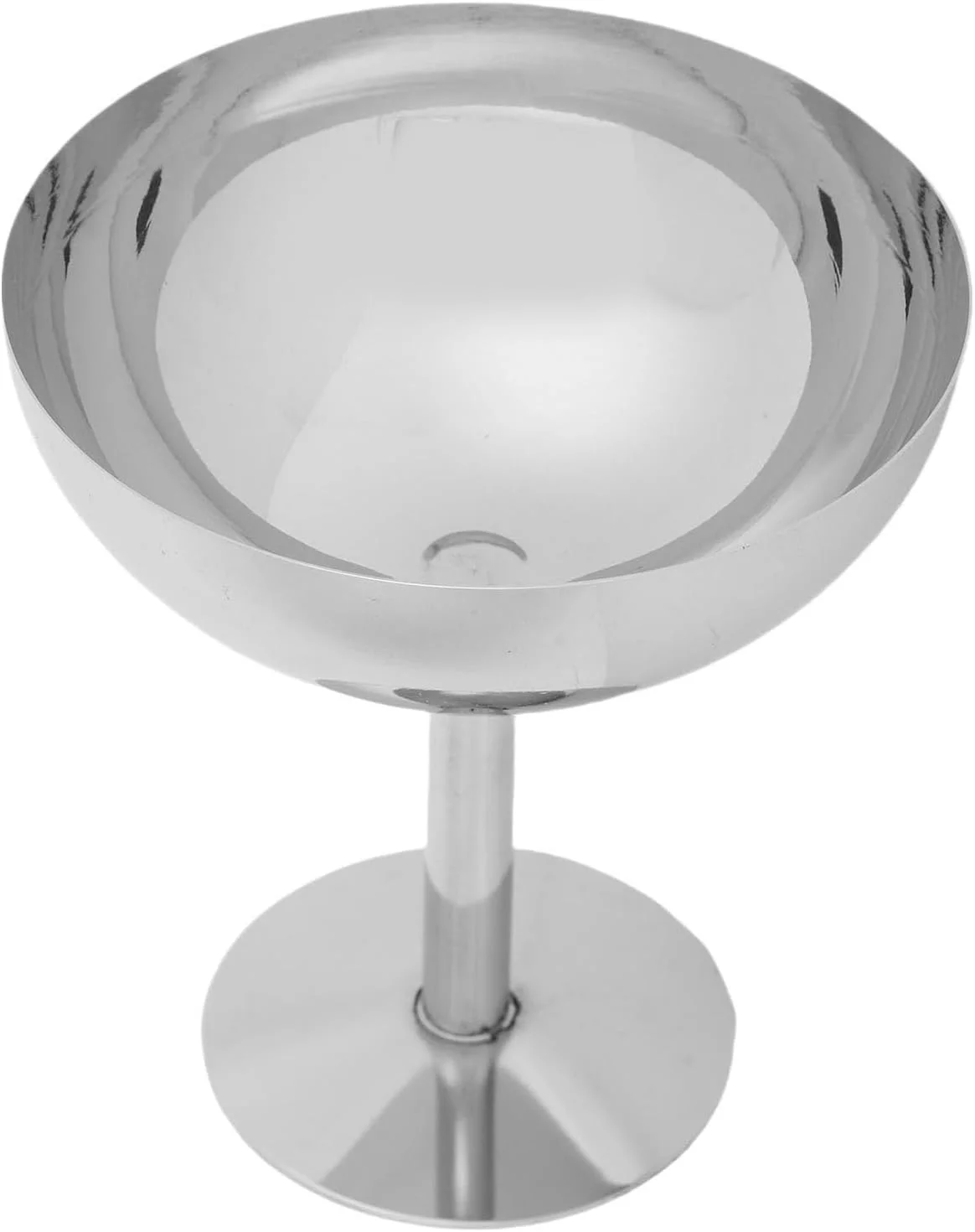 ظرف دسر Depisuta، جام پودینگ استیل ضد زنگ 304، نگهدارنده دسر سالاد قابل استفاده مجدد، برای بستنی، تنقلات، موس، پودینگ، میوه ها، سالاد، منزل، هتل، رستوران، مهمانی (بلند)